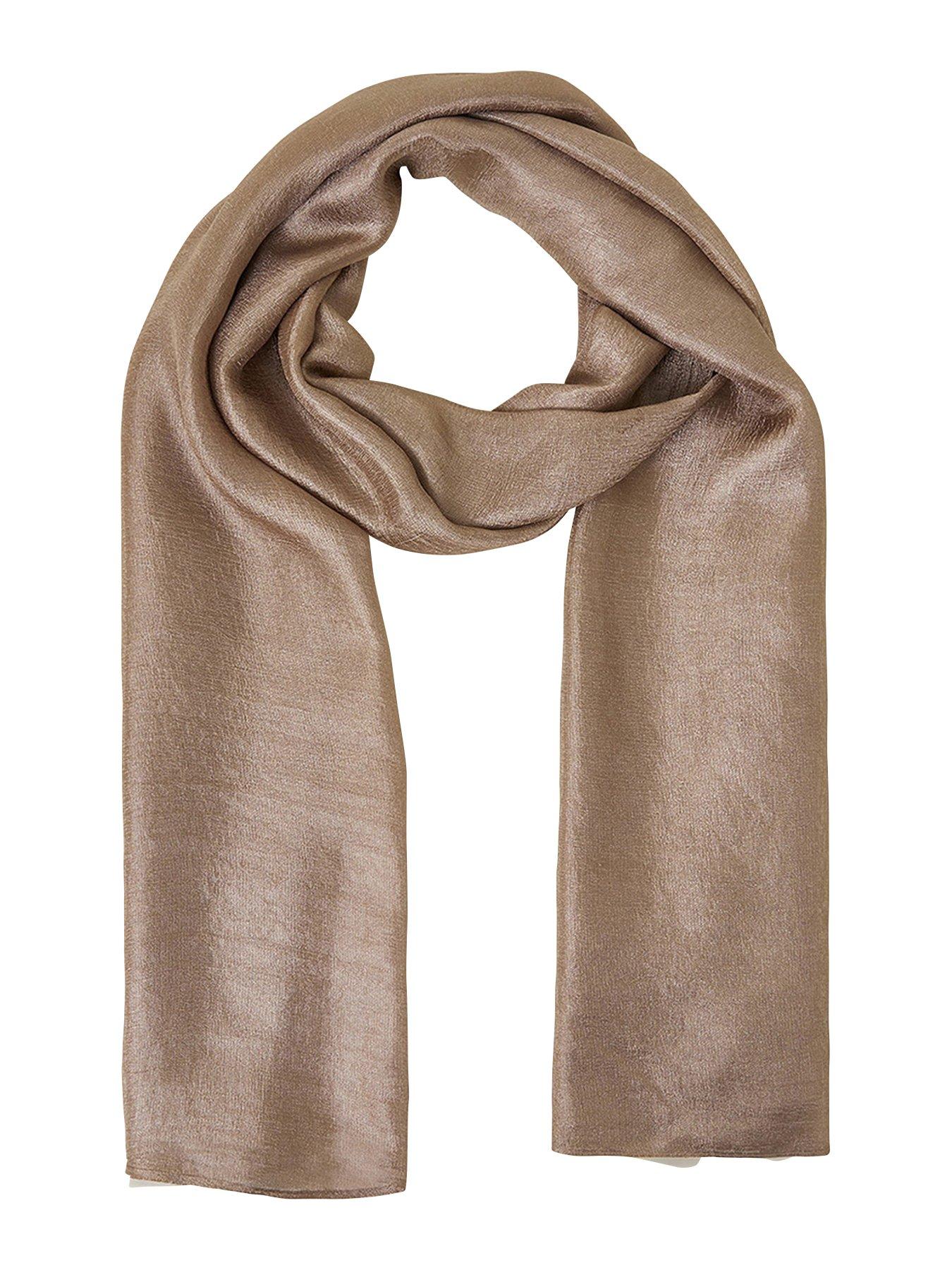 Accessorize Sammy Shimmer Scarf - Champagne