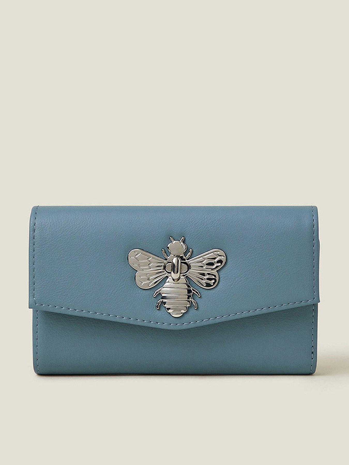  image of accessorize-britney-bee-purse-blue
