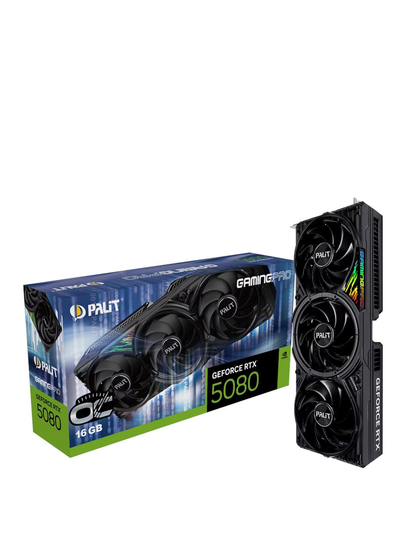 Palit Gaming Pro OC RTX 5080 16GB Graphics Card (16GB GDDR7/PCI Express 5.0/2700MHz/30000MHz)