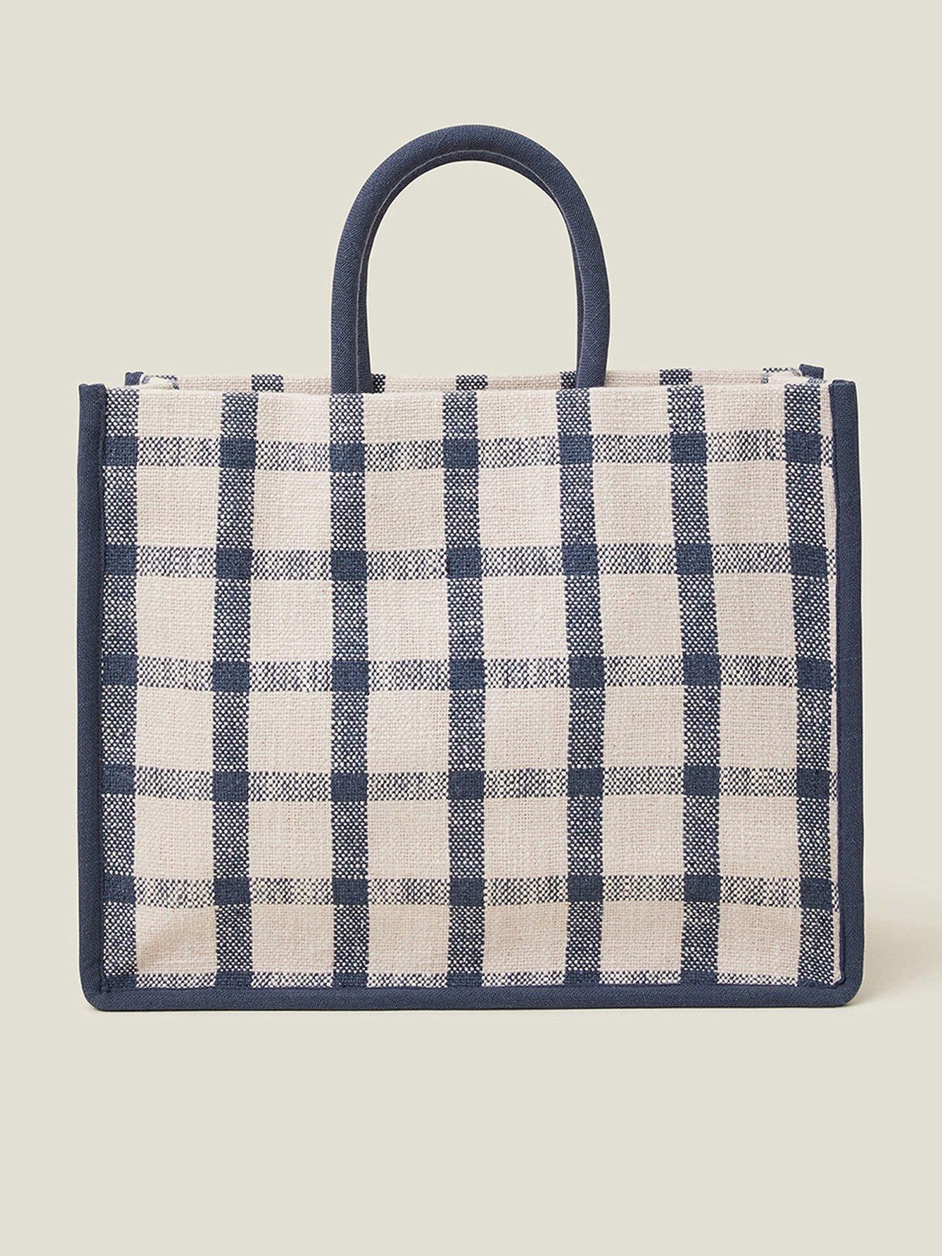 accessorize-check-textile-handheld-bag-blue