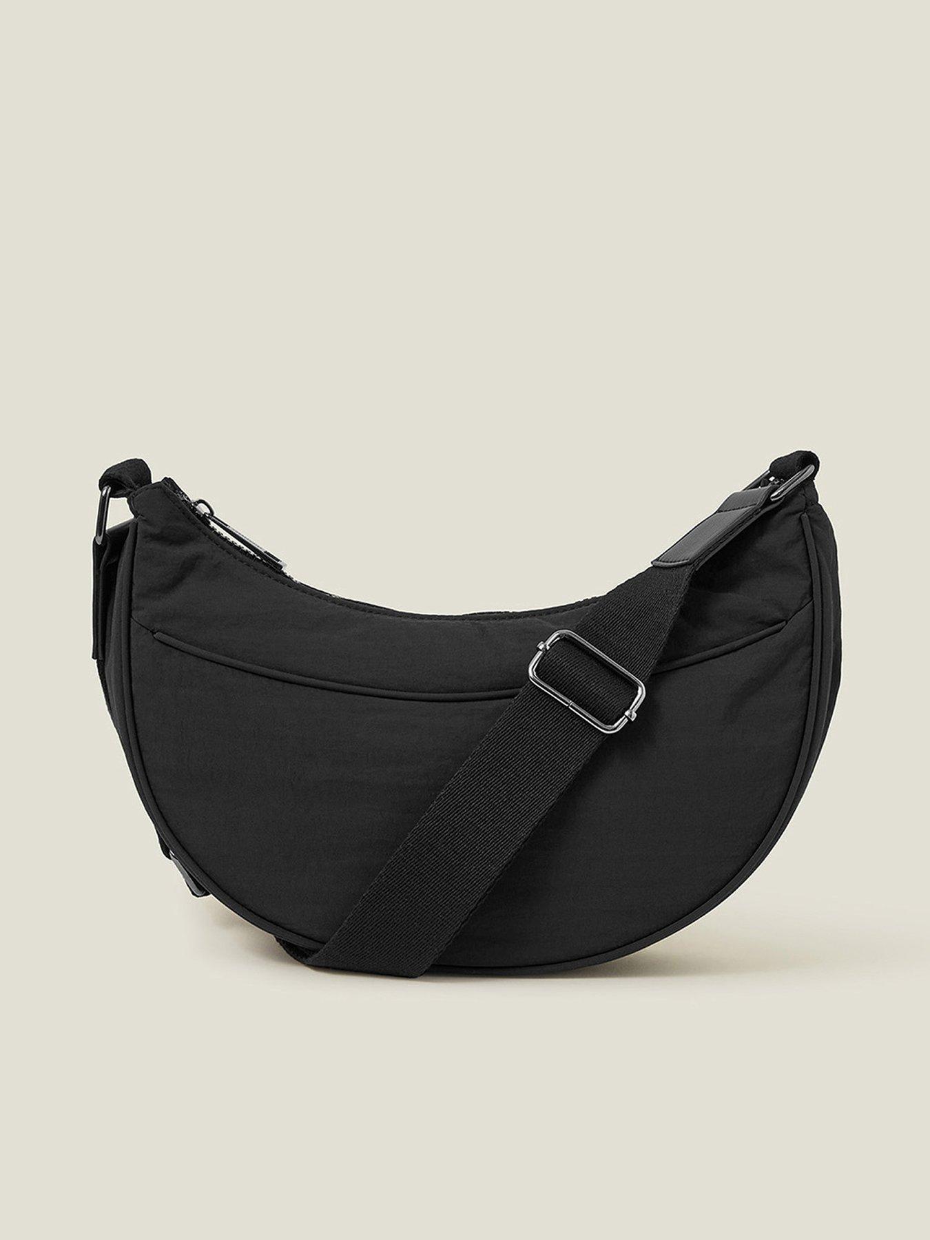 accessorize-matt-nylon-sling-bag-black