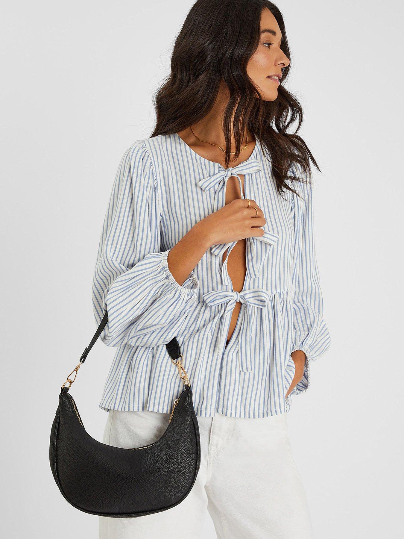 stillFront image of accessorize-scoop-shoulder-bag-black