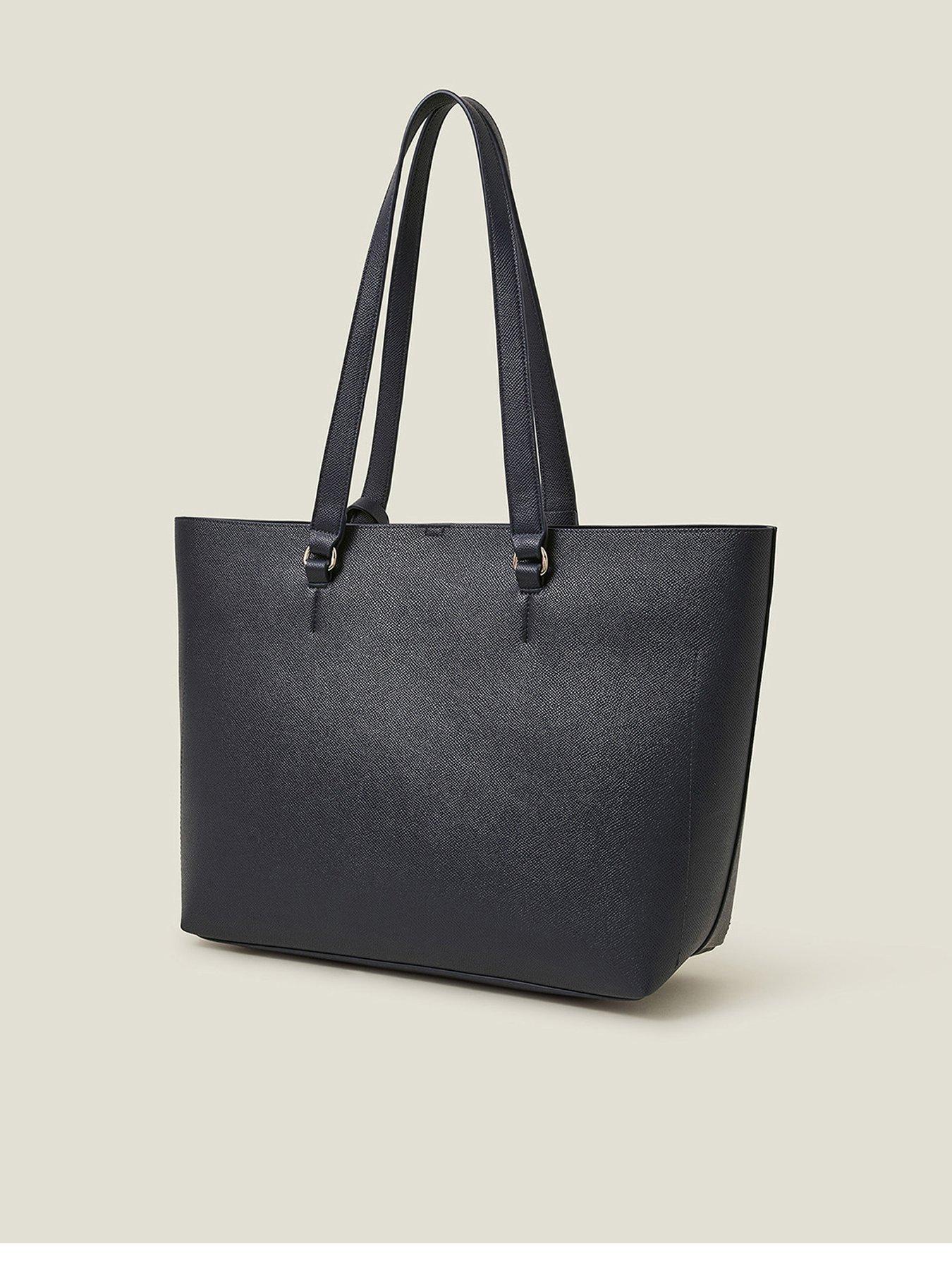  image of accessorize-alex-tote-bag-navy