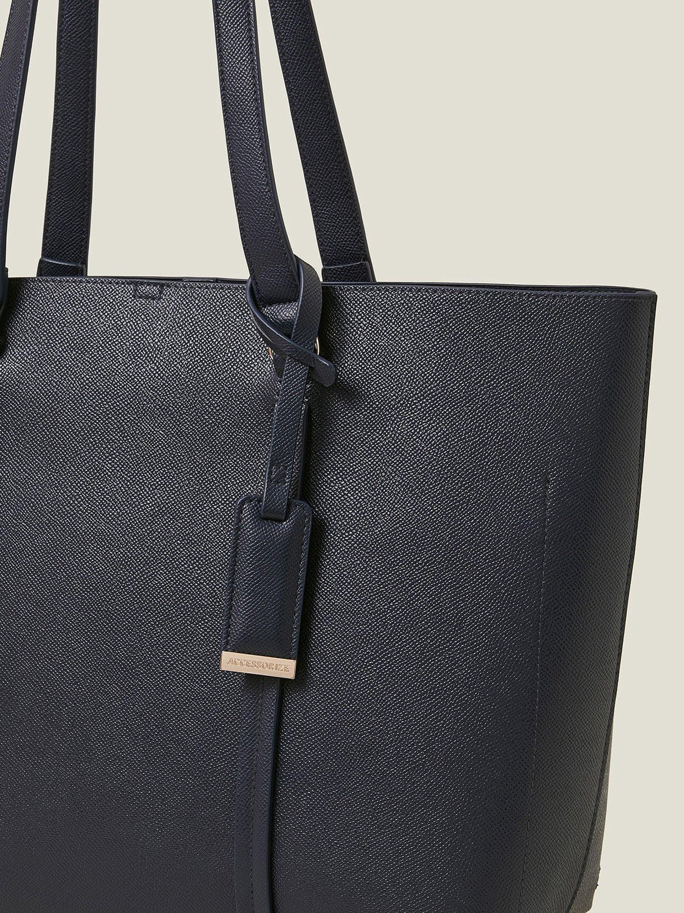  image of accessorize-alex-tote-bag-navy