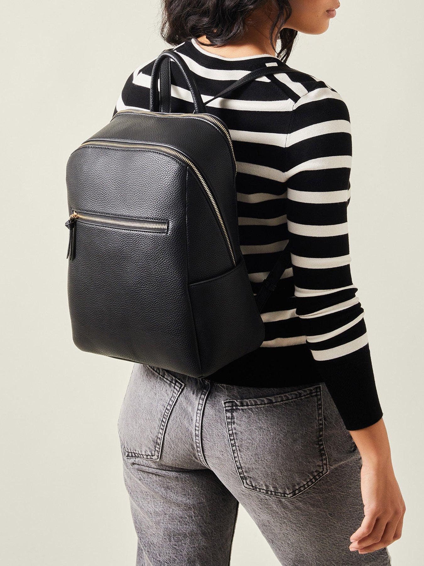  image of accessorize-amber-backpack-black