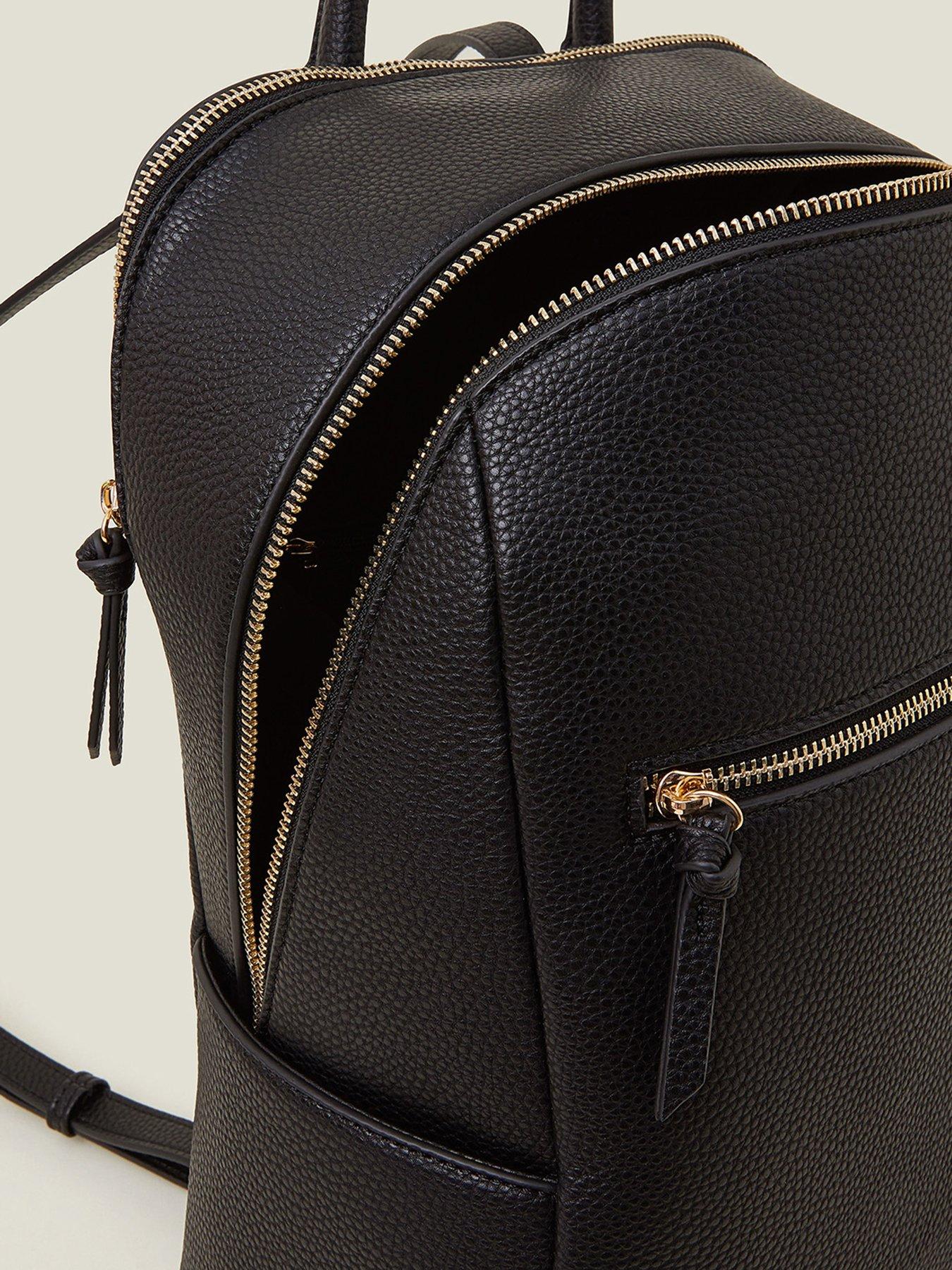  image of accessorize-amber-backpack-black