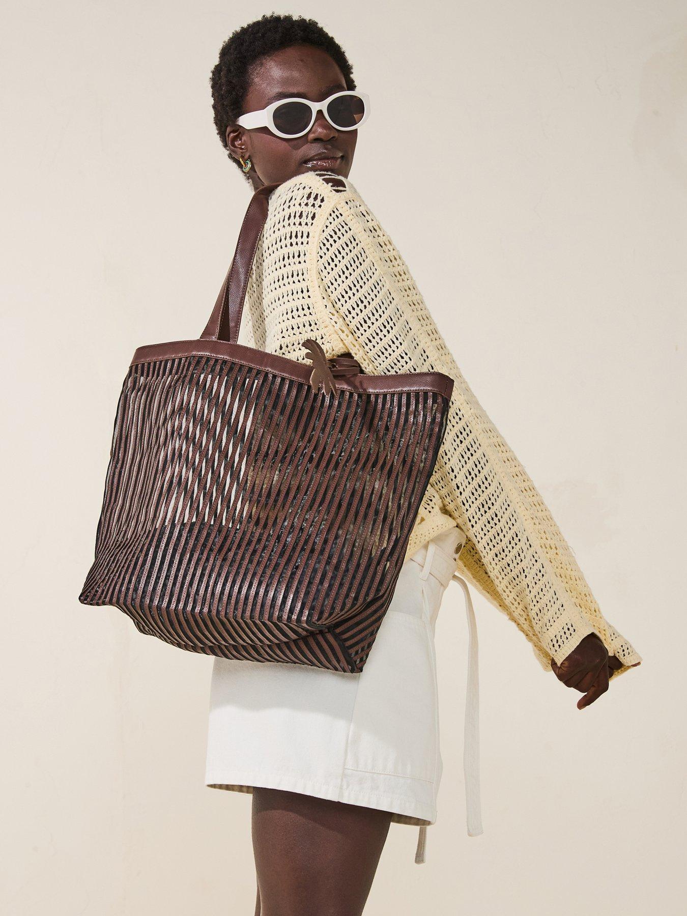 accessorize-mesh-stripe-shopper-chocolate