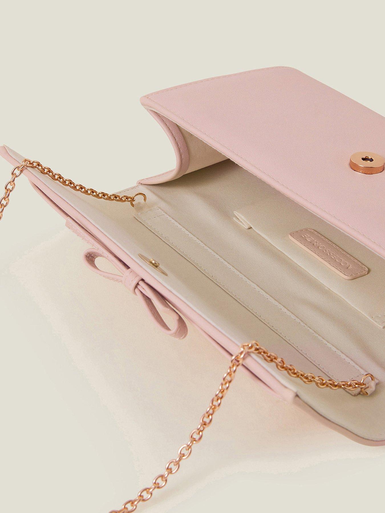  image of accessorize-bow-clutch-nude