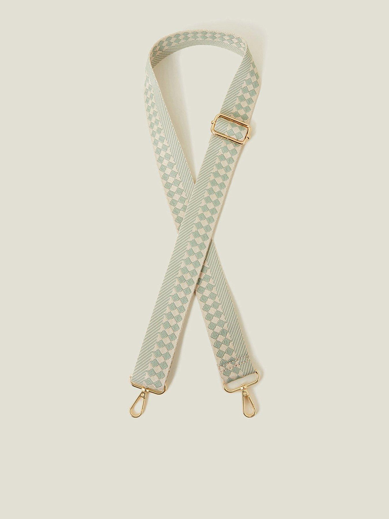 undefined Geometric Bag Strap - Green