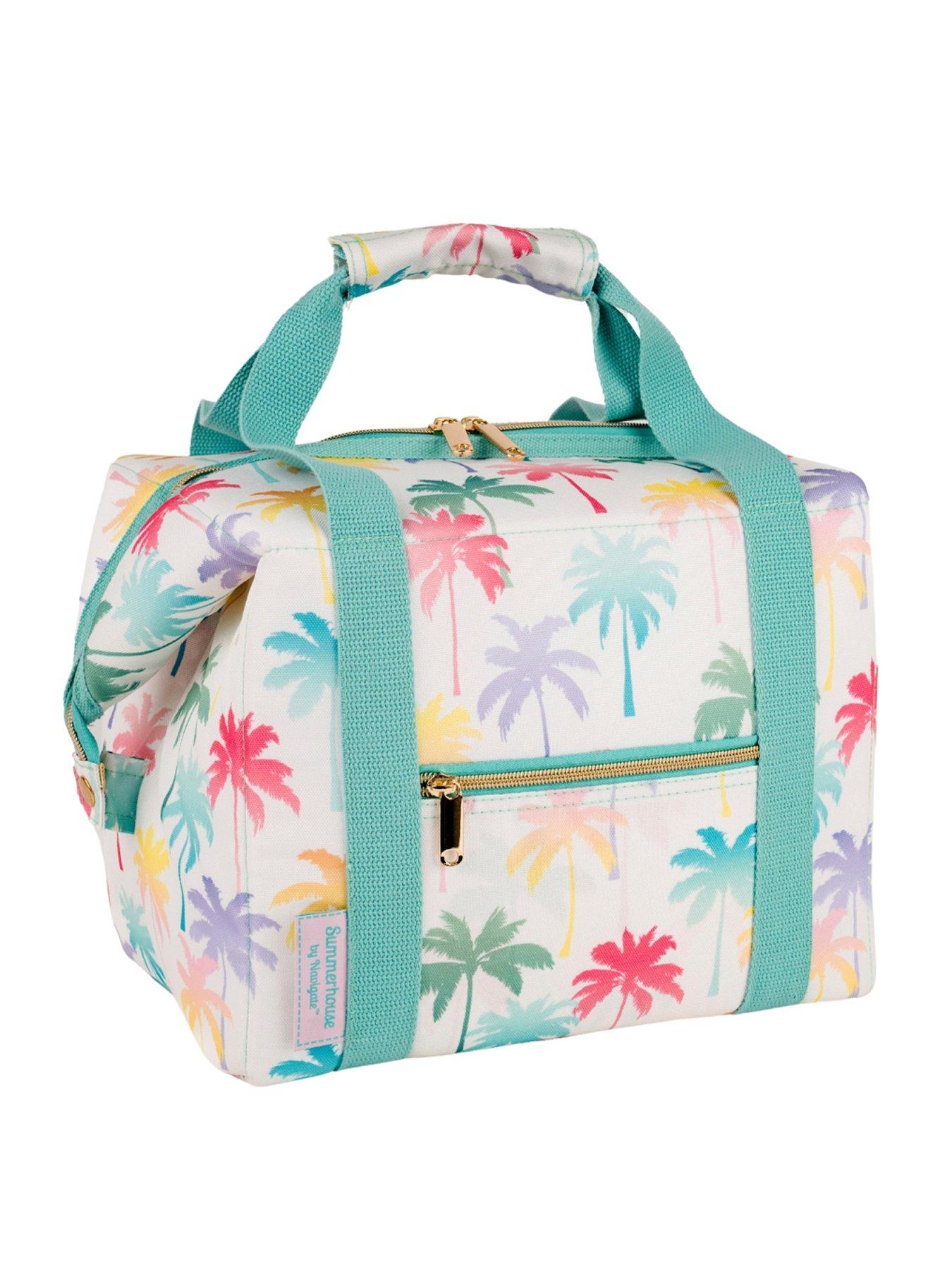  image of summerhouse-by-navigate-family-cool-bag-convertible-ombre-palm-print