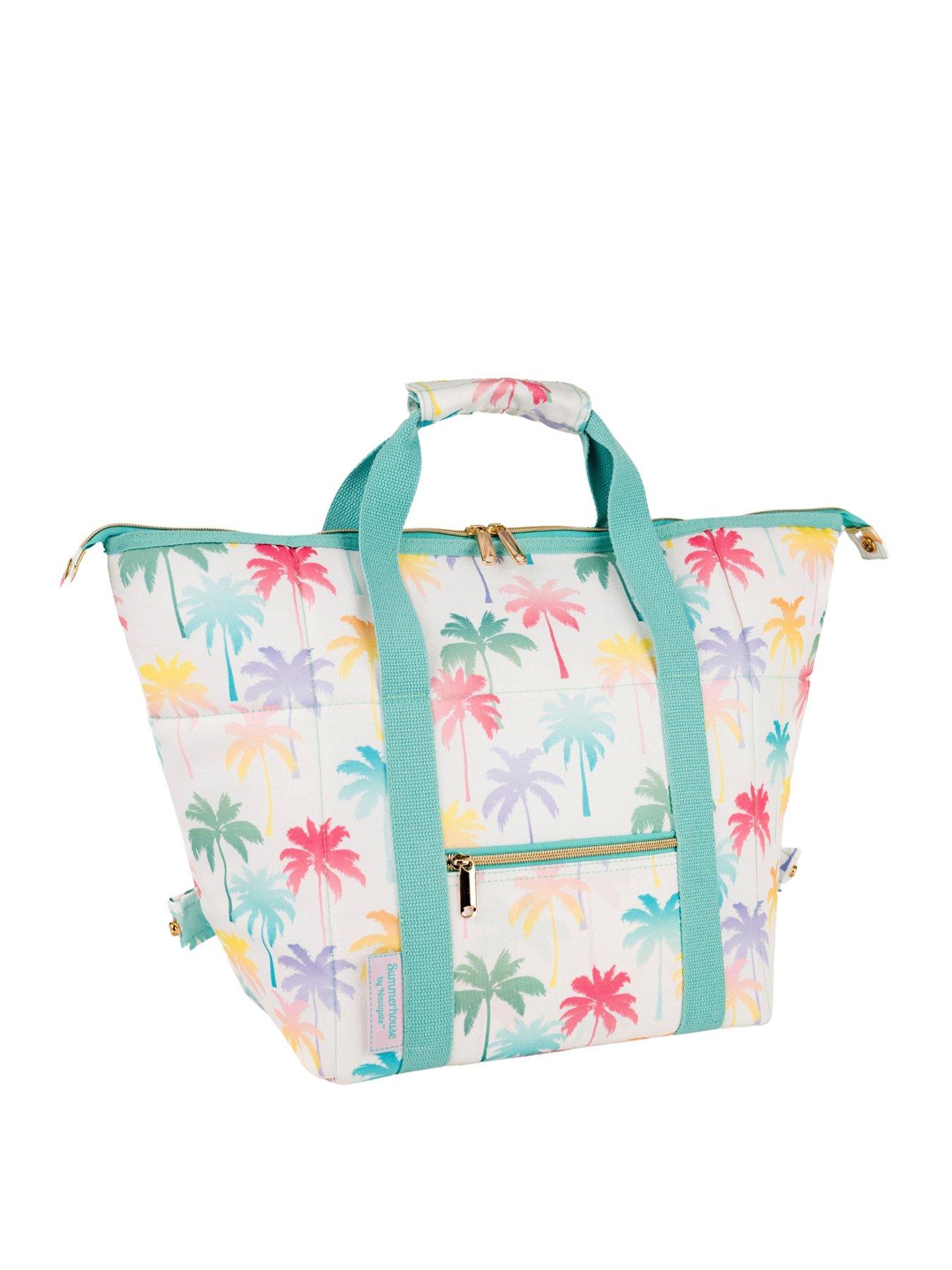  image of summerhouse-by-navigate-family-cool-bag-convertible-ombre-palm-print