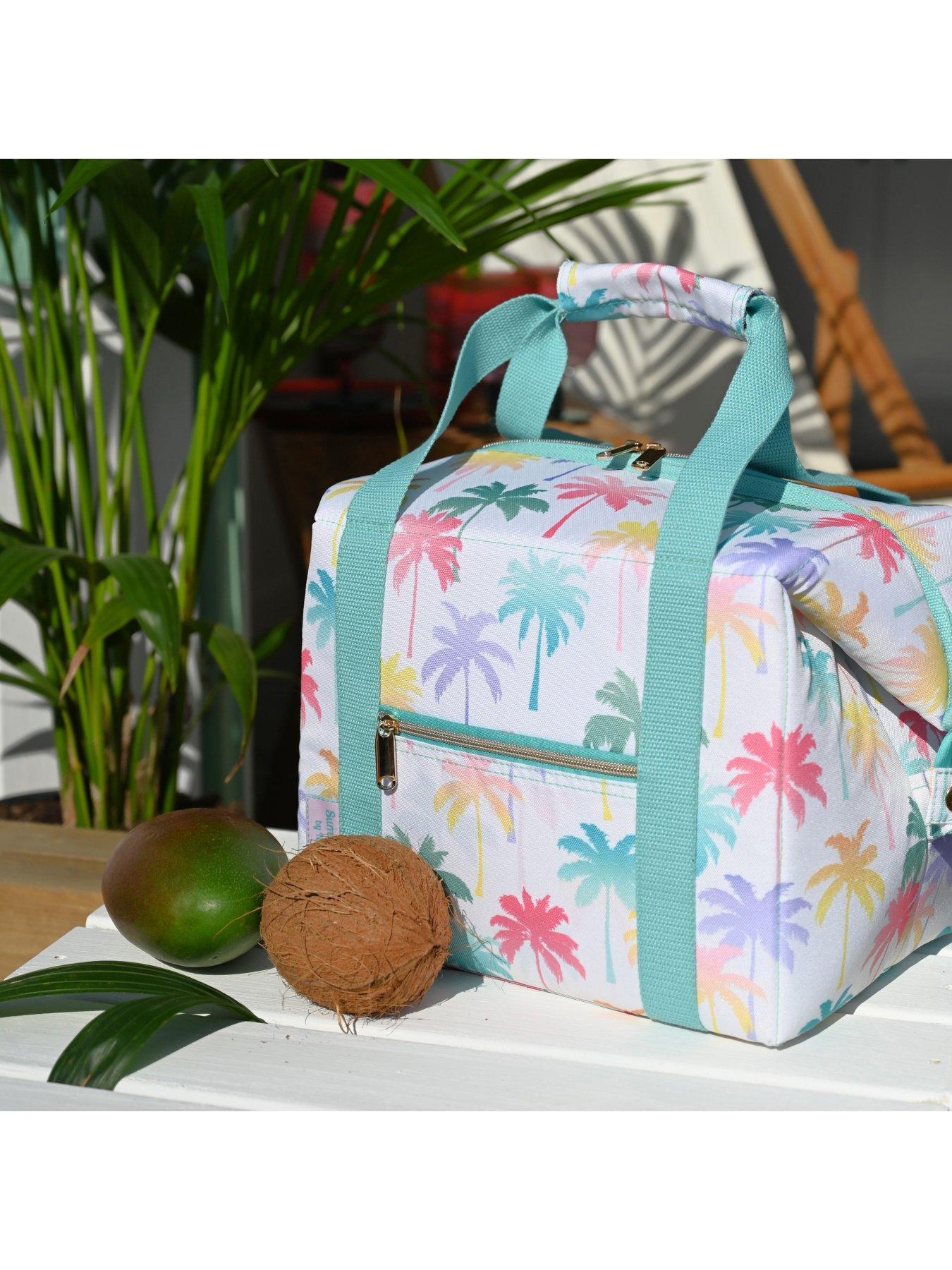  image of summerhouse-by-navigate-family-cool-bag-convertible-ombre-palm-print