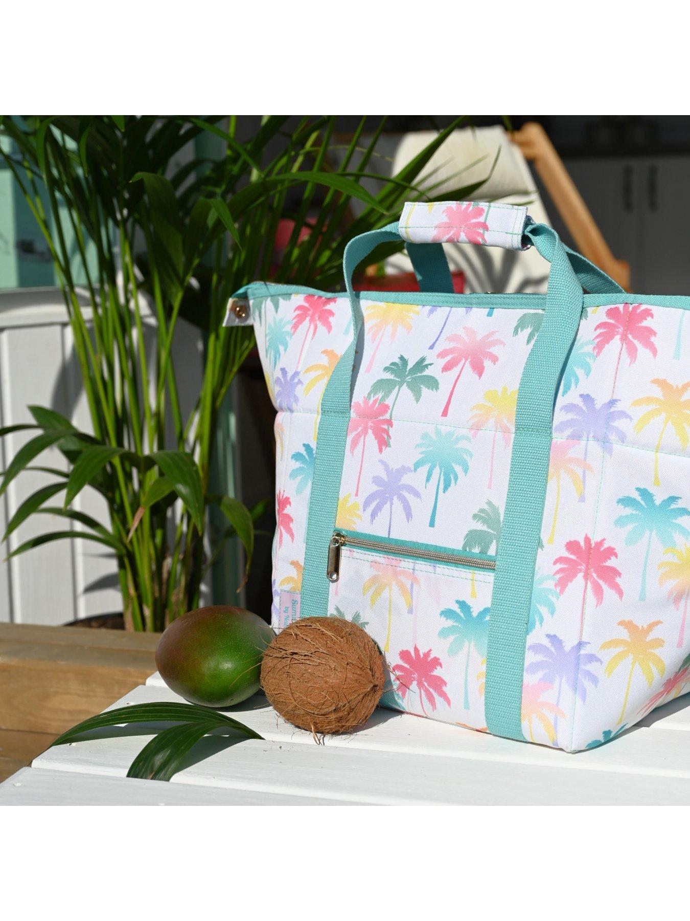  image of summerhouse-by-navigate-family-cool-bag-convertible-ombre-palm-print