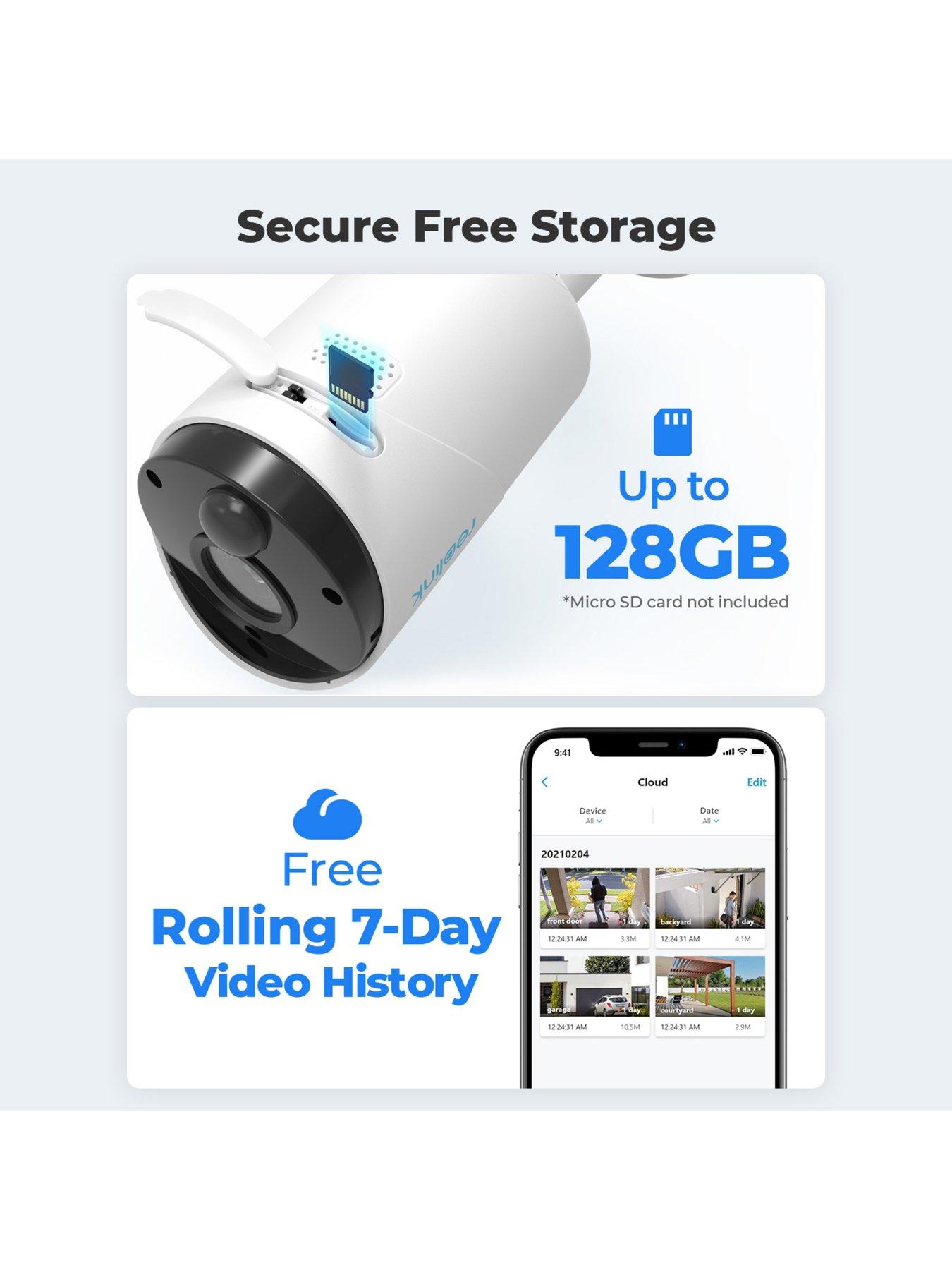 Image 6 of 6 of Reolink 3MP Wi-Fi Battery Security Camera for Outdoors, Smart Detection, No Monthly Fees, Argus Series B320+Solar Panel + 64GB SD Card