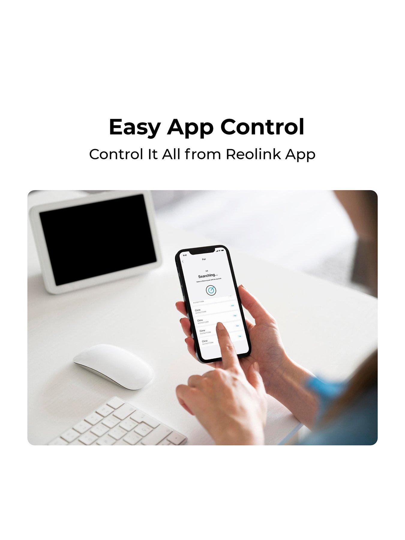  image of reolink-2k-4mp-battery-doorbell-smart-detection-amp-chime-included-245ghz-wifi-night-vision-2-way-talk-d340b-with-chime-64gb-sd-card