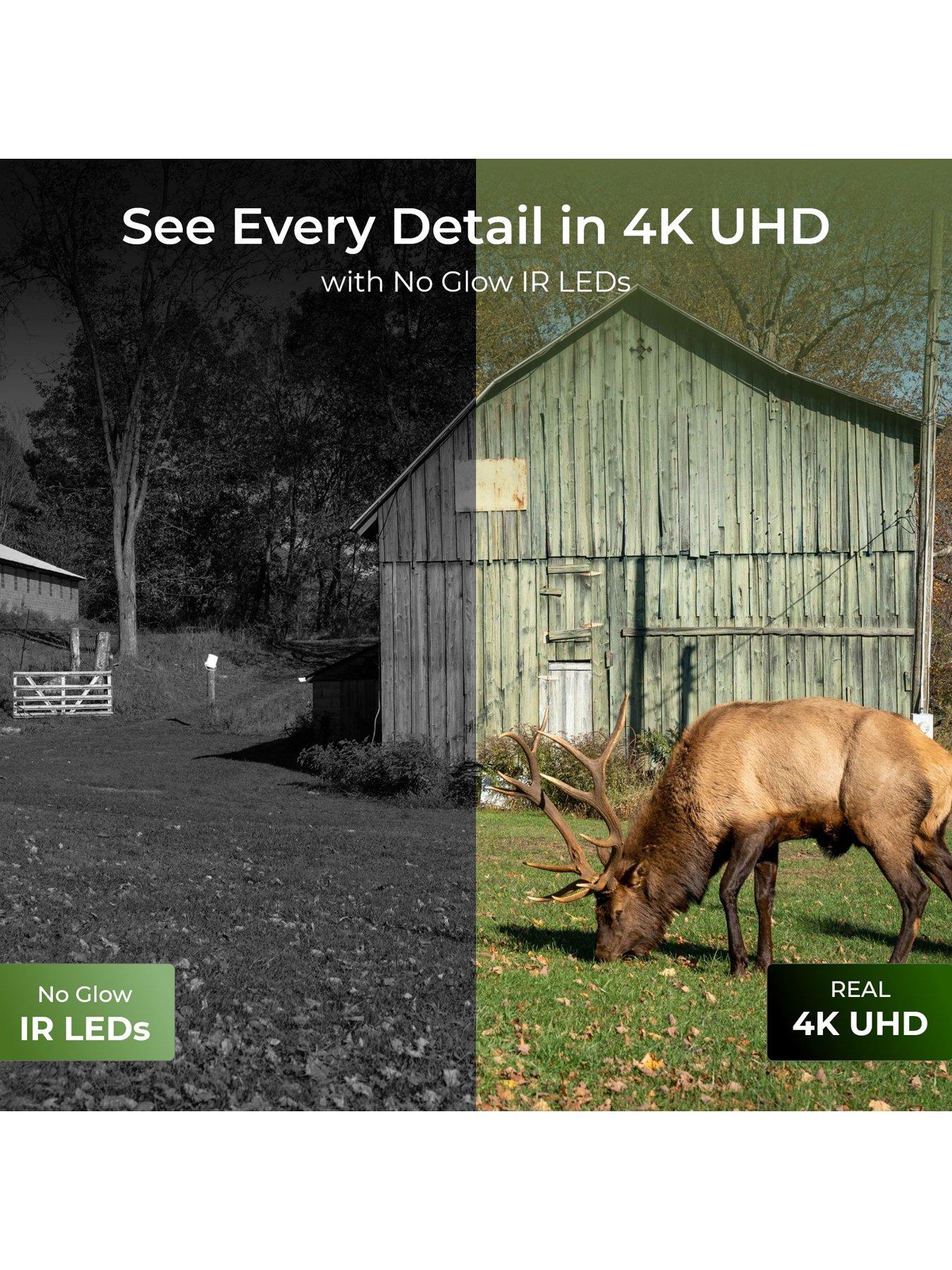 Image 2 of 7 of Reolink Battery PT Wildlife 4G LTE Camera, Animal Detection &amp; Recognition,4K 360&deg; View Go Series G450 with Solar Panel 2 + 64GB SD Card