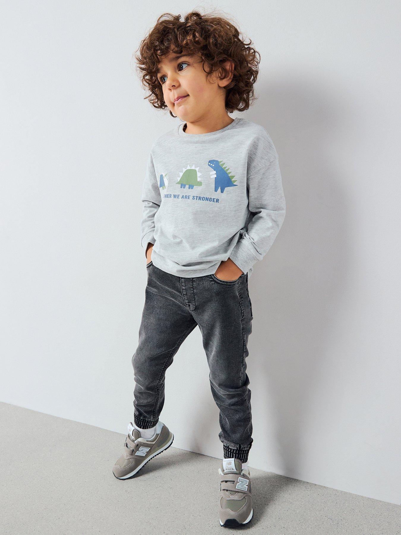  image of the-very-collection-boys-cargo-jeans-grey