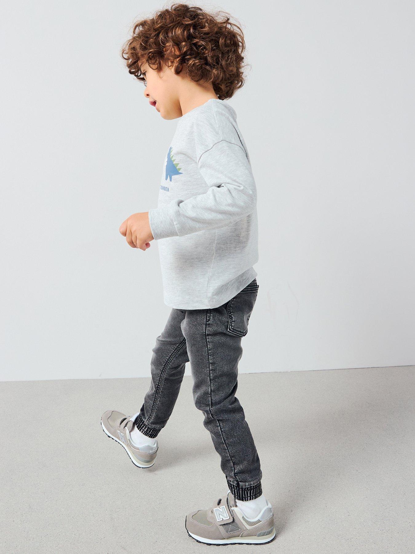  image of the-very-collection-boys-cargo-jeans-grey