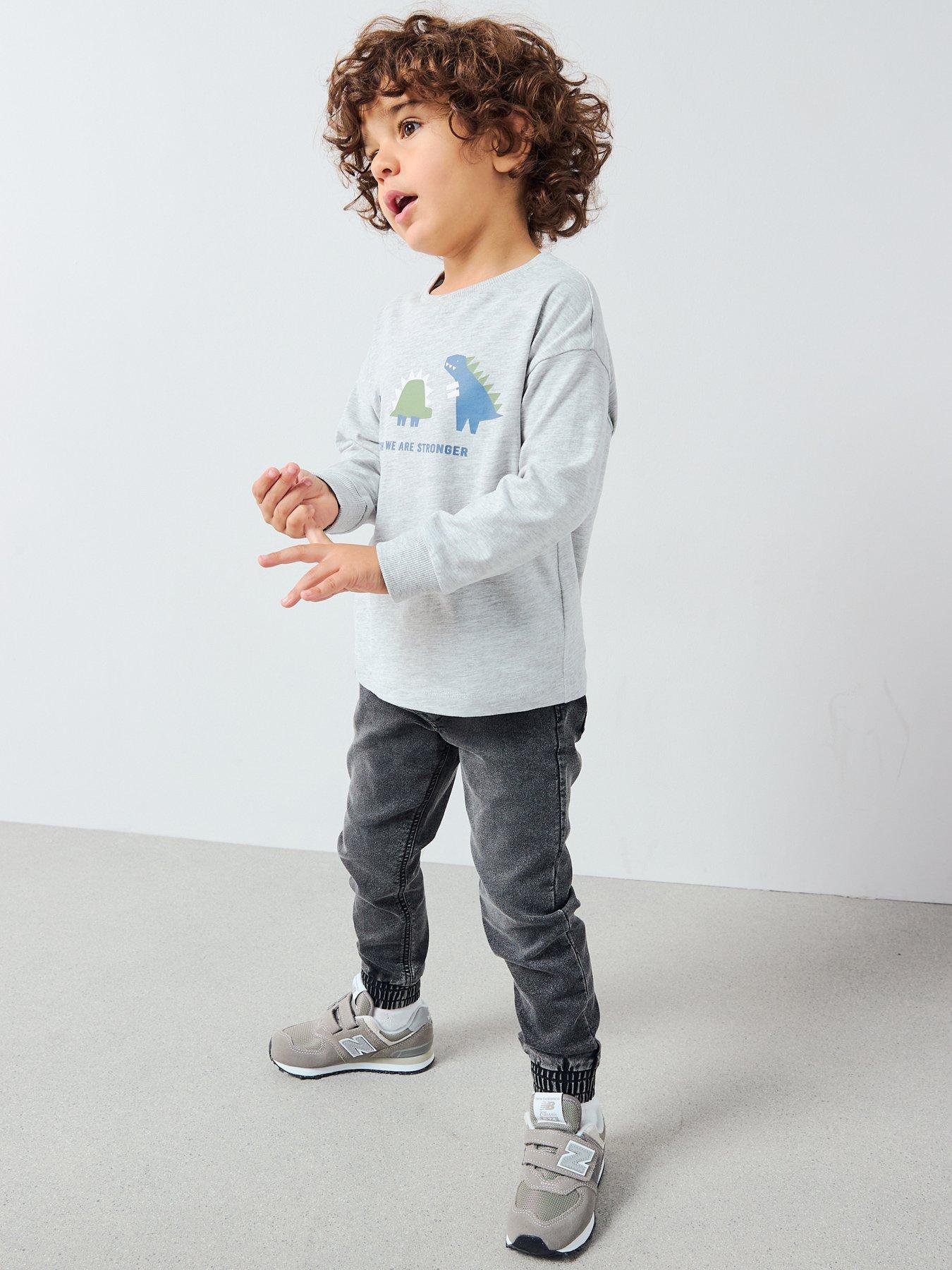  image of the-very-collection-boys-cargo-jeans-grey