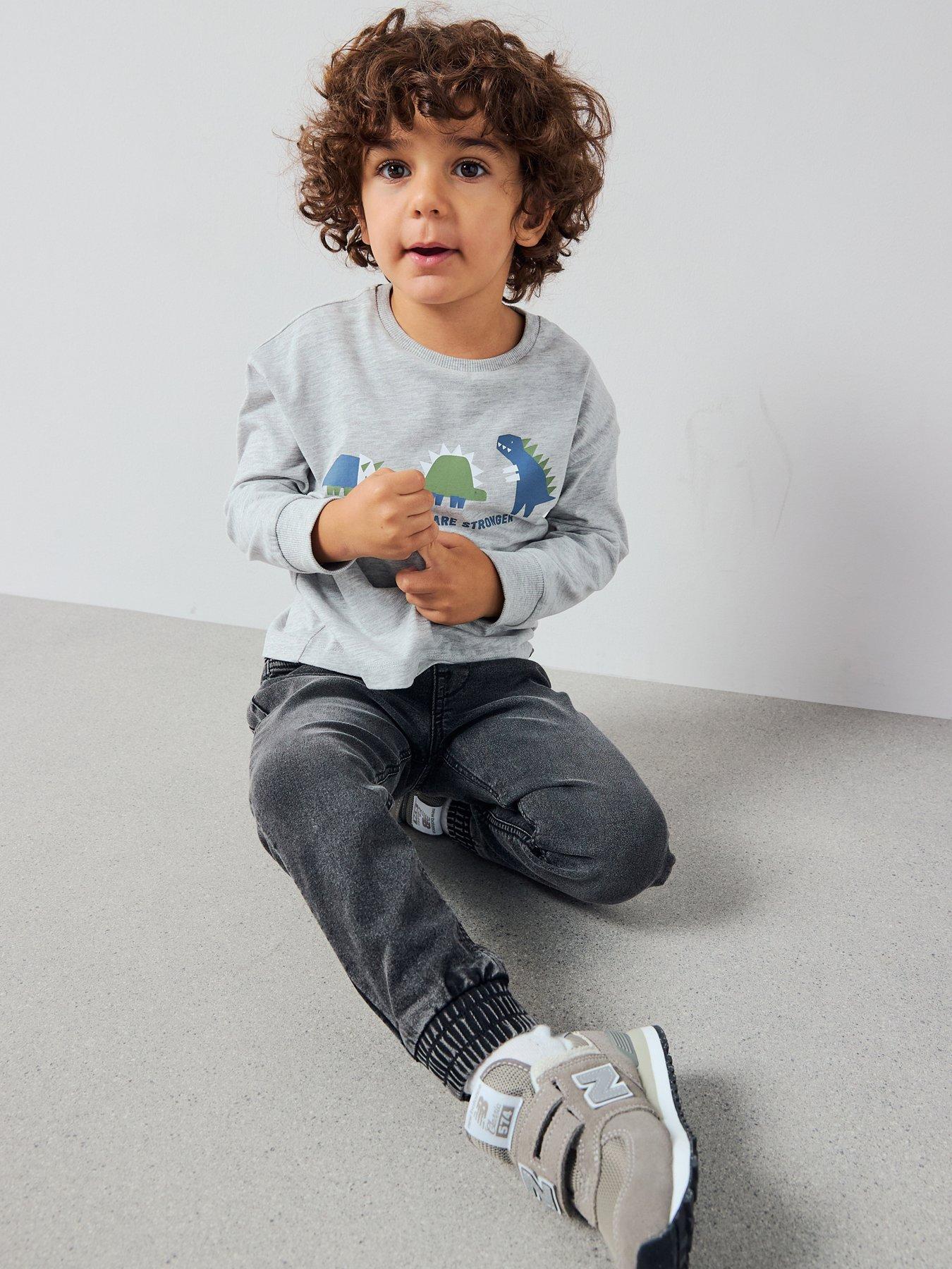  image of the-very-collection-boys-cargo-jeans-grey