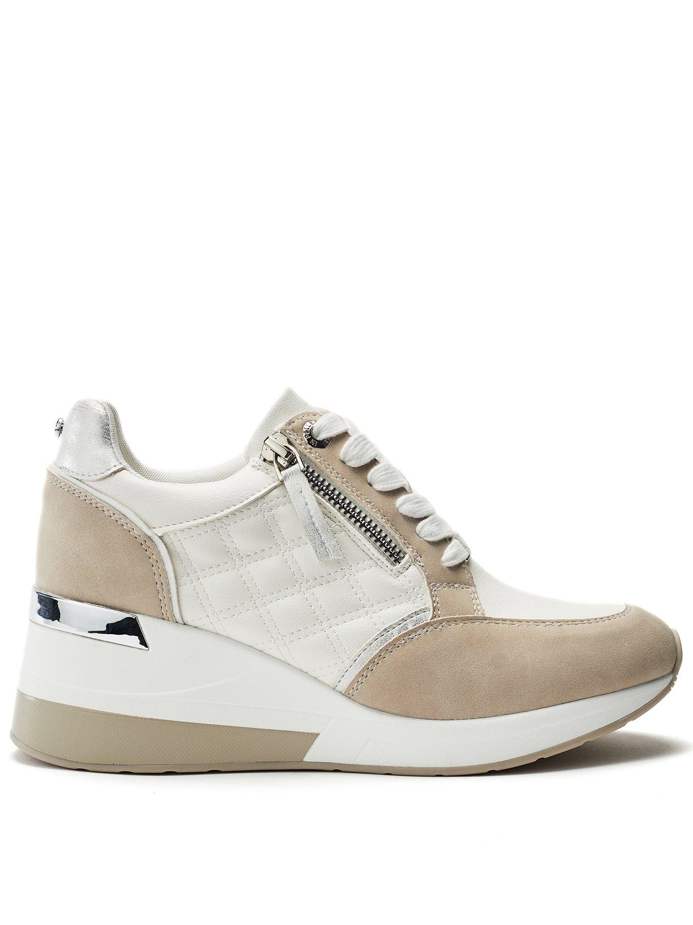  image of moda-in-pelle-carrley-wedge-trainers-white