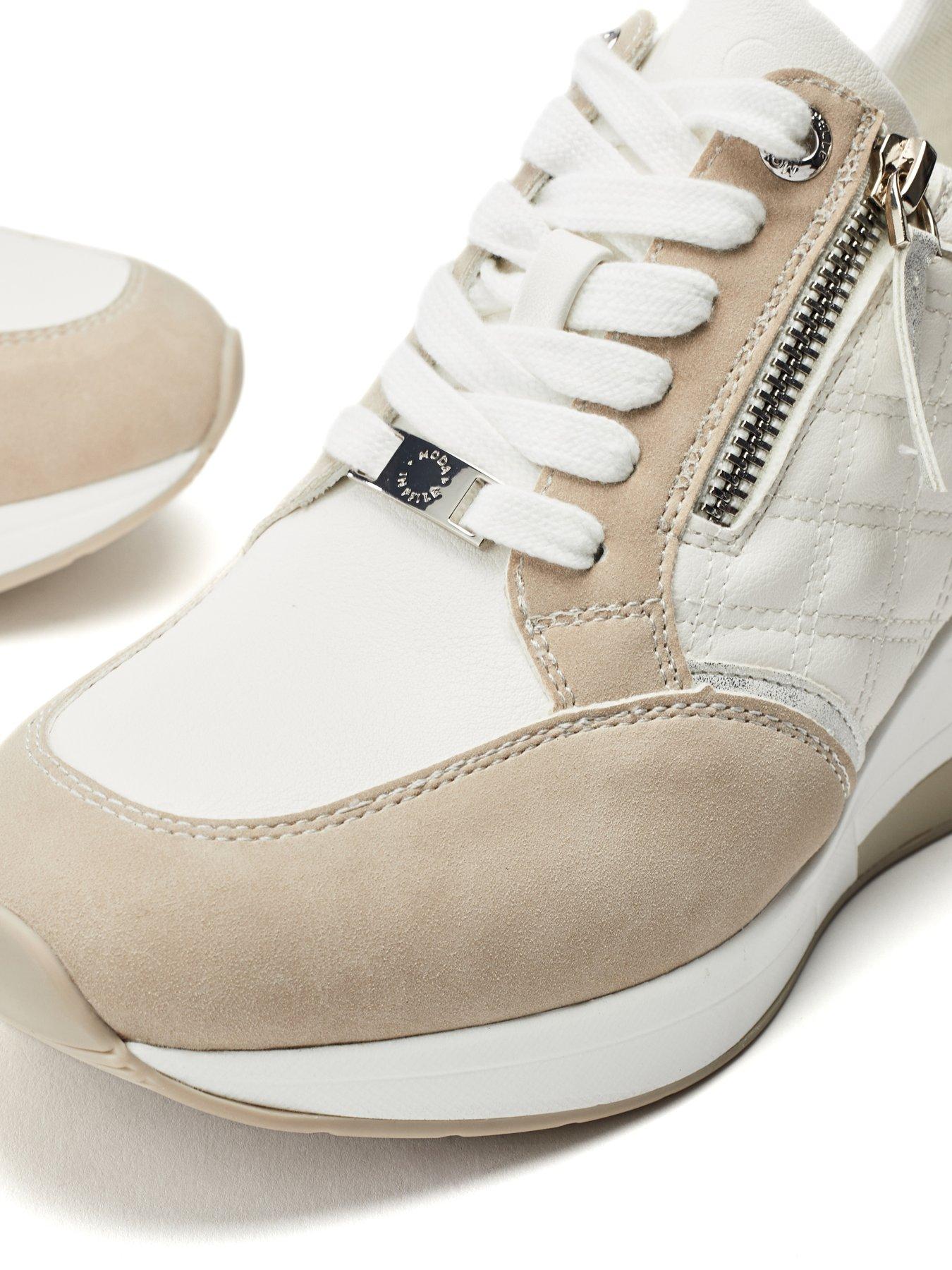  image of moda-in-pelle-carrley-wedge-trainers-white