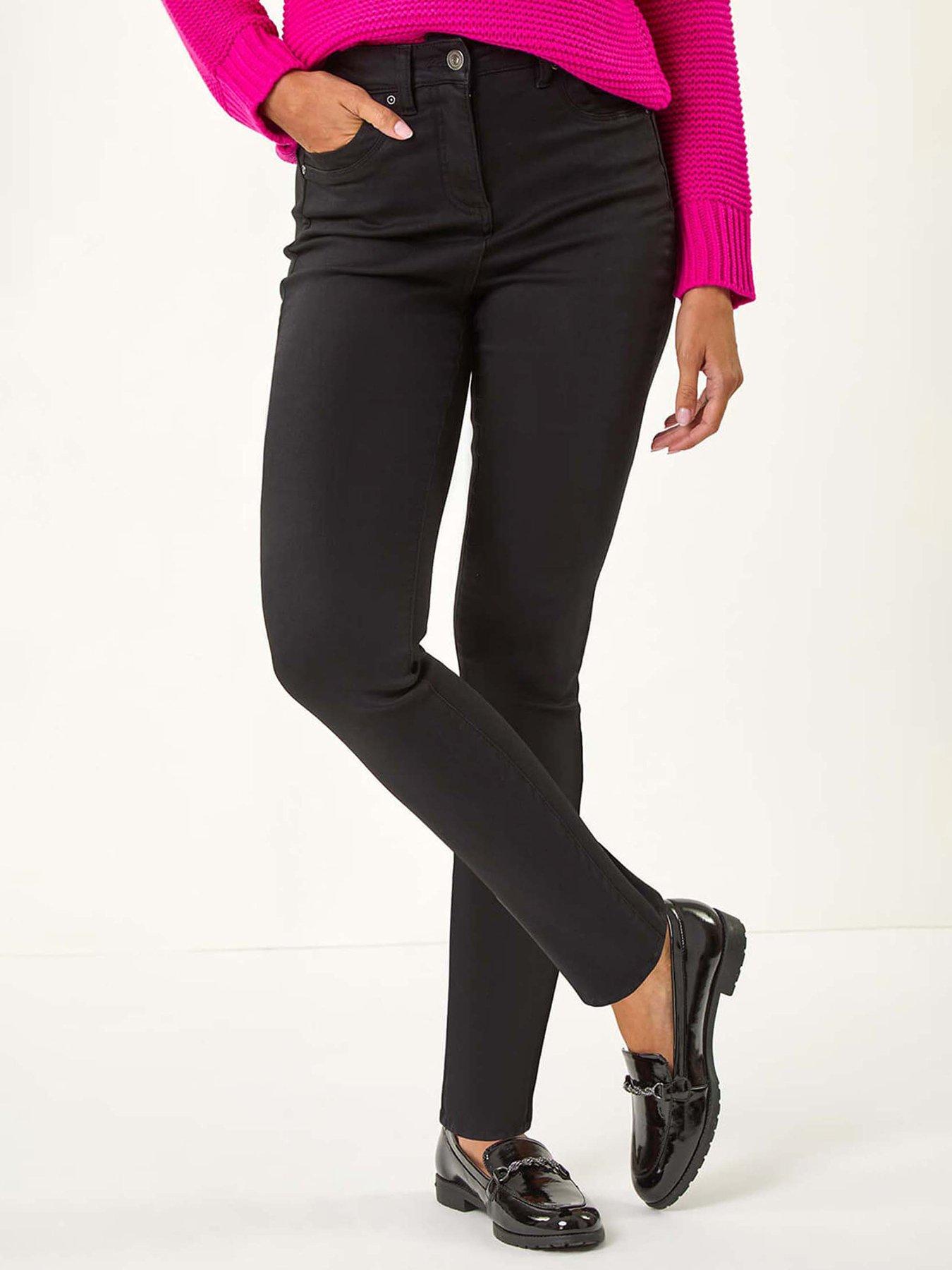 undefined Slim & Shape Enhance Stretch Jeans - Black