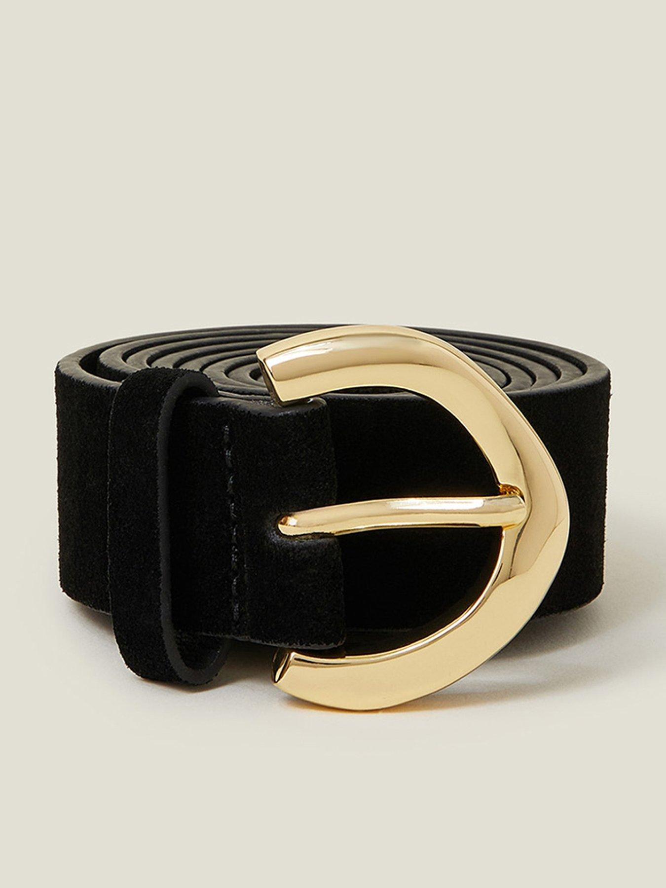 undefined Suede Belt - Black