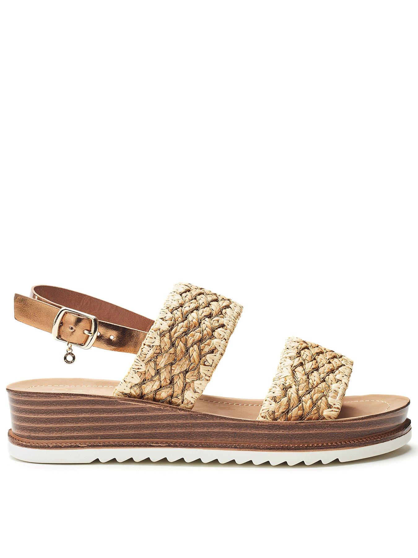 undefined Kyraa Woven Sandals - Natural