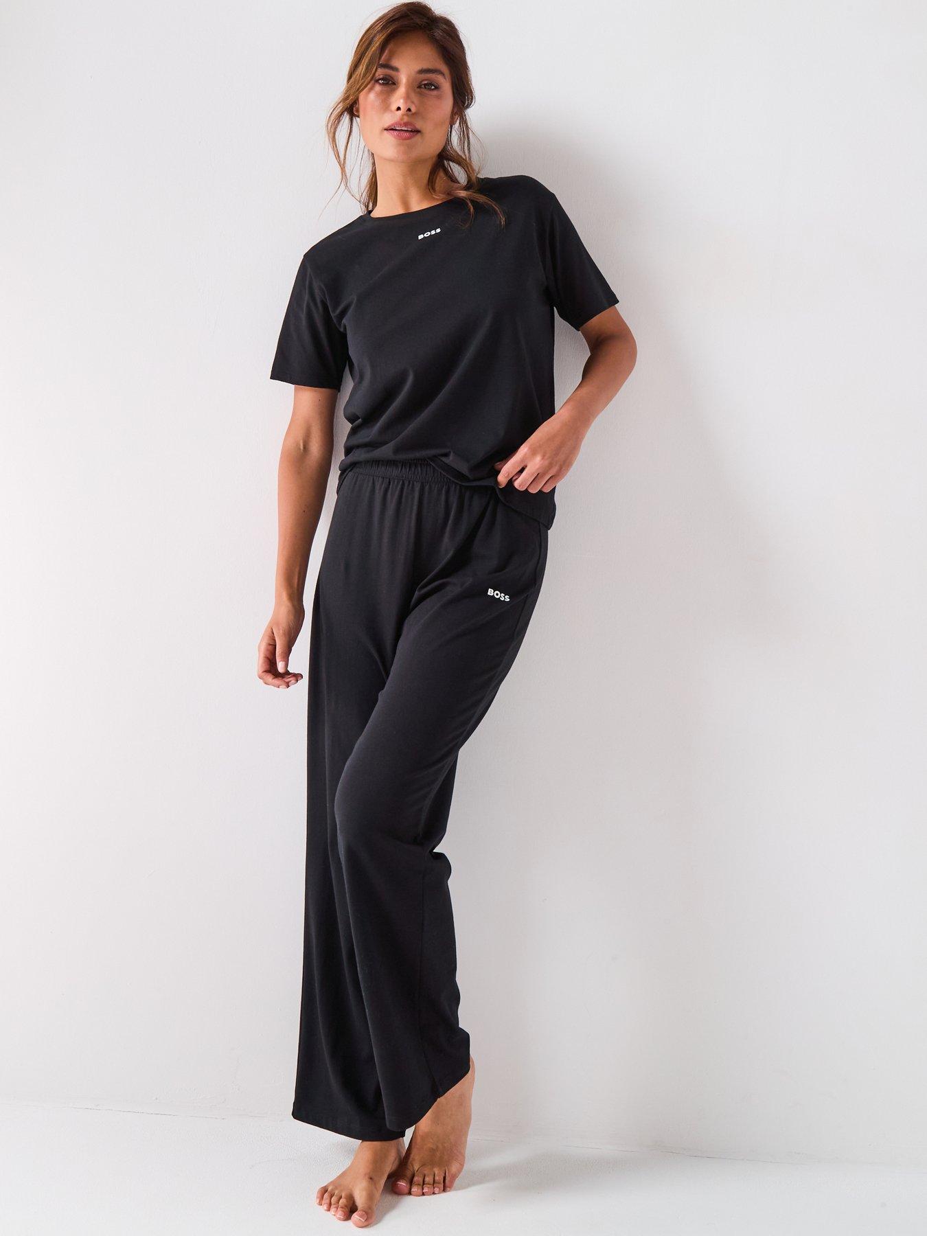 Image 3 of 4 of BOSS Shorts Pyjama Set - Black