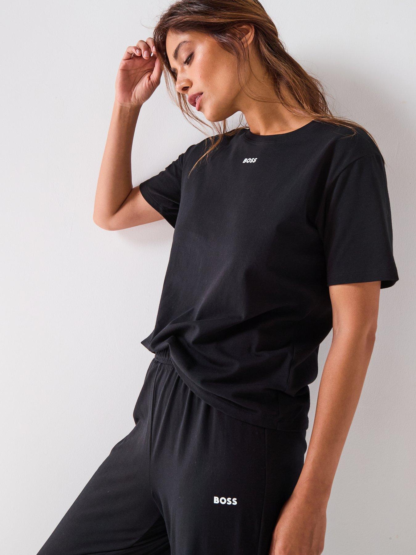 Image 4 of 4 of BOSS Shorts Pyjama Set - Black