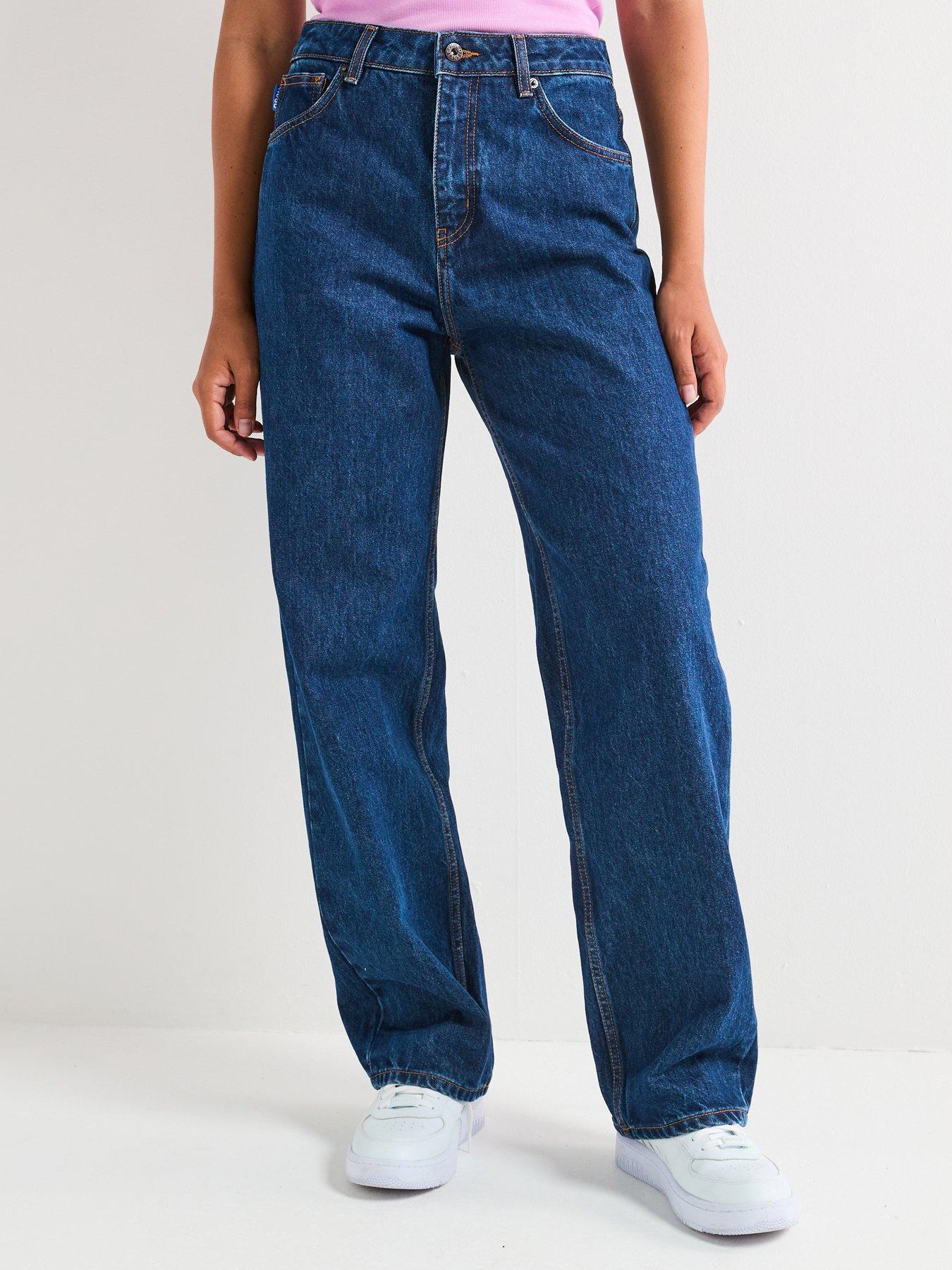 HUGO Leni Relaxed Fit Jean - Navy