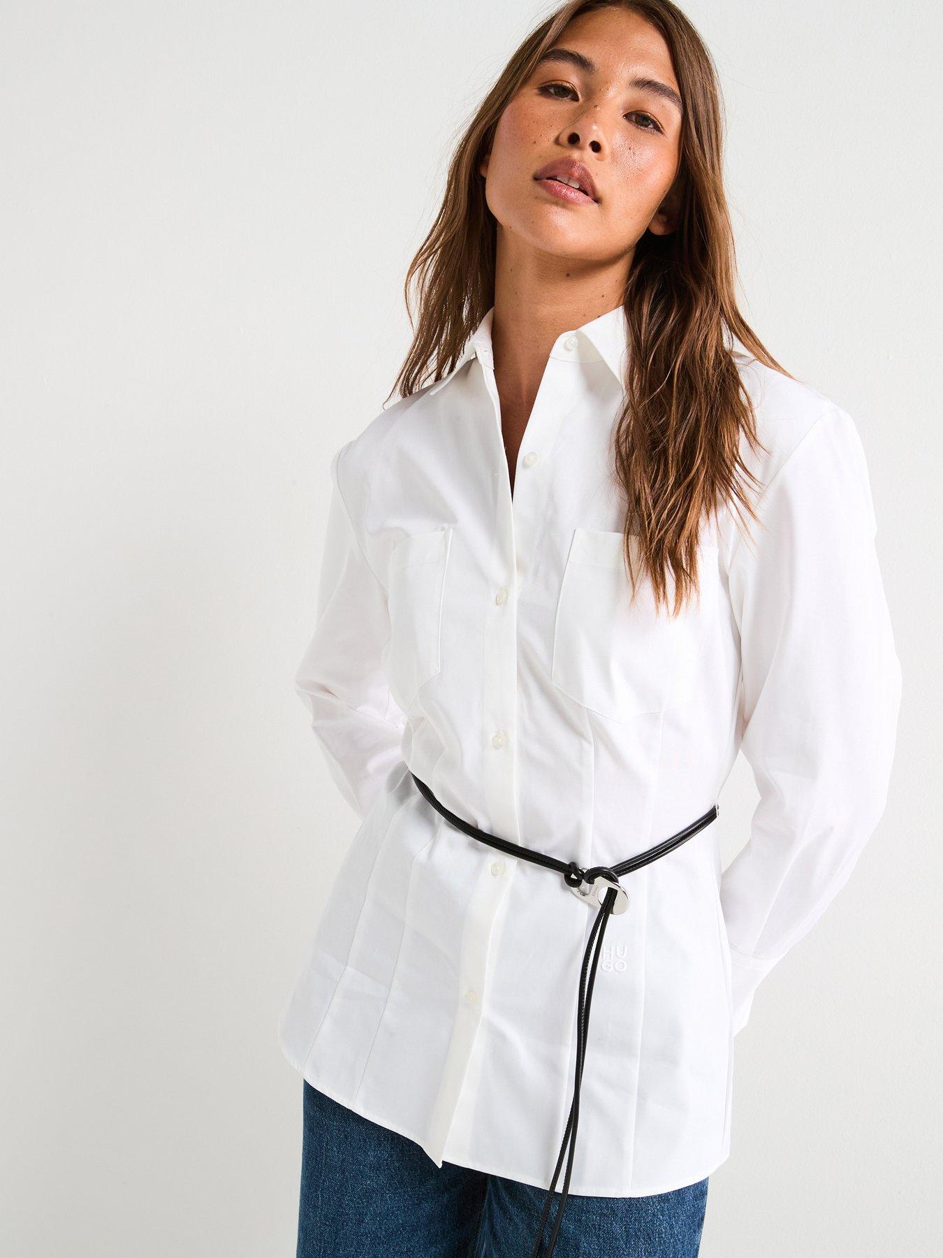 undefined Everlee Tailored Shirt - White