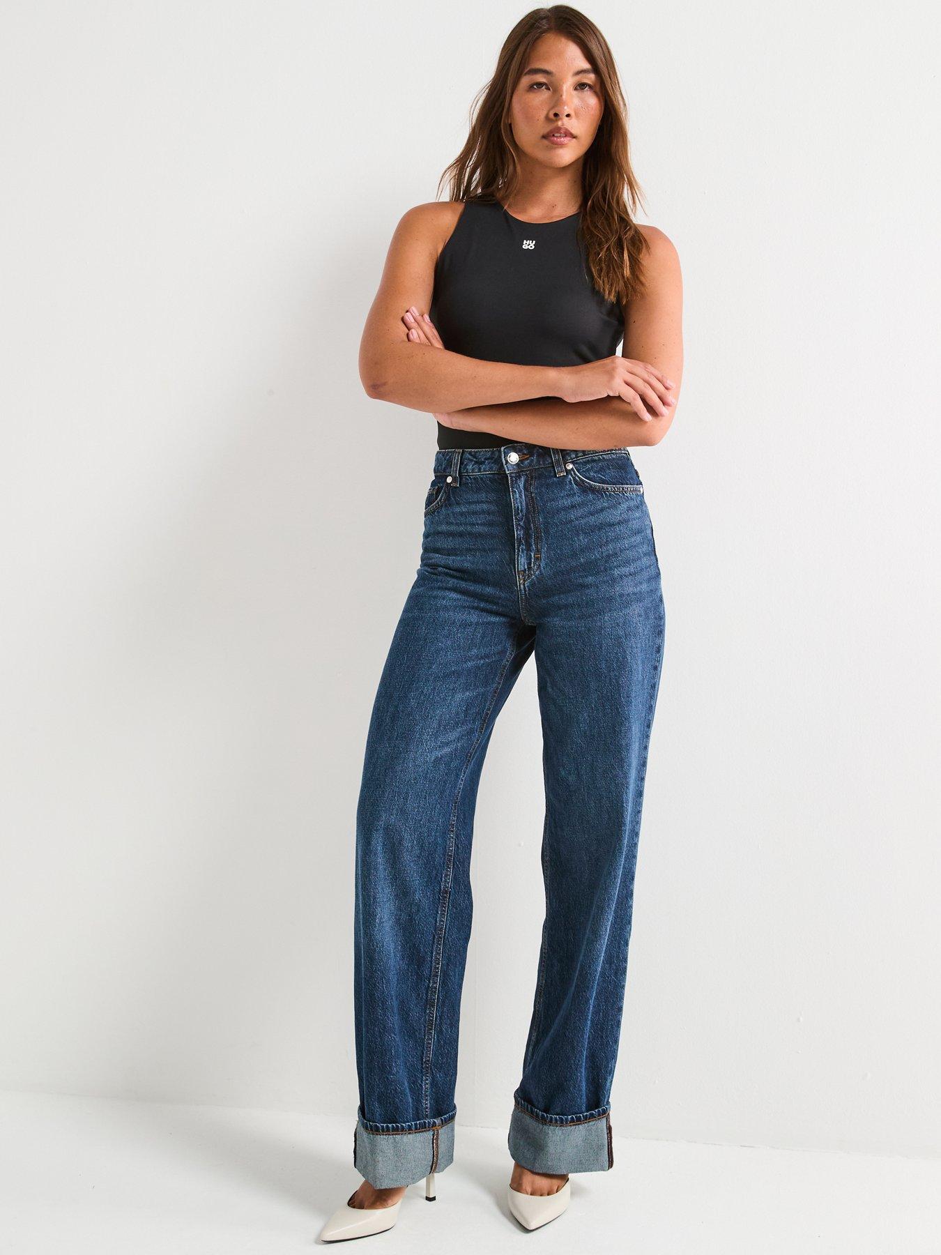 Image 5 of 5 of HUGO Dasiel Jersey Bodysuit - Black