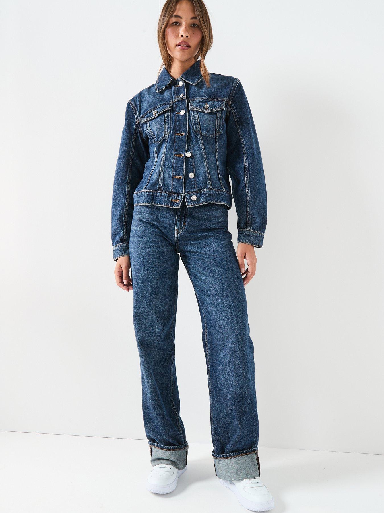 Image 3 of 6 of HUGO Gistine Denim Jacket - Blue
