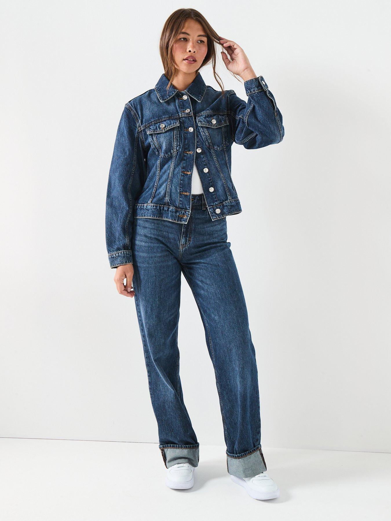 Image 6 of 6 of HUGO Gistine Denim Jacket - Blue