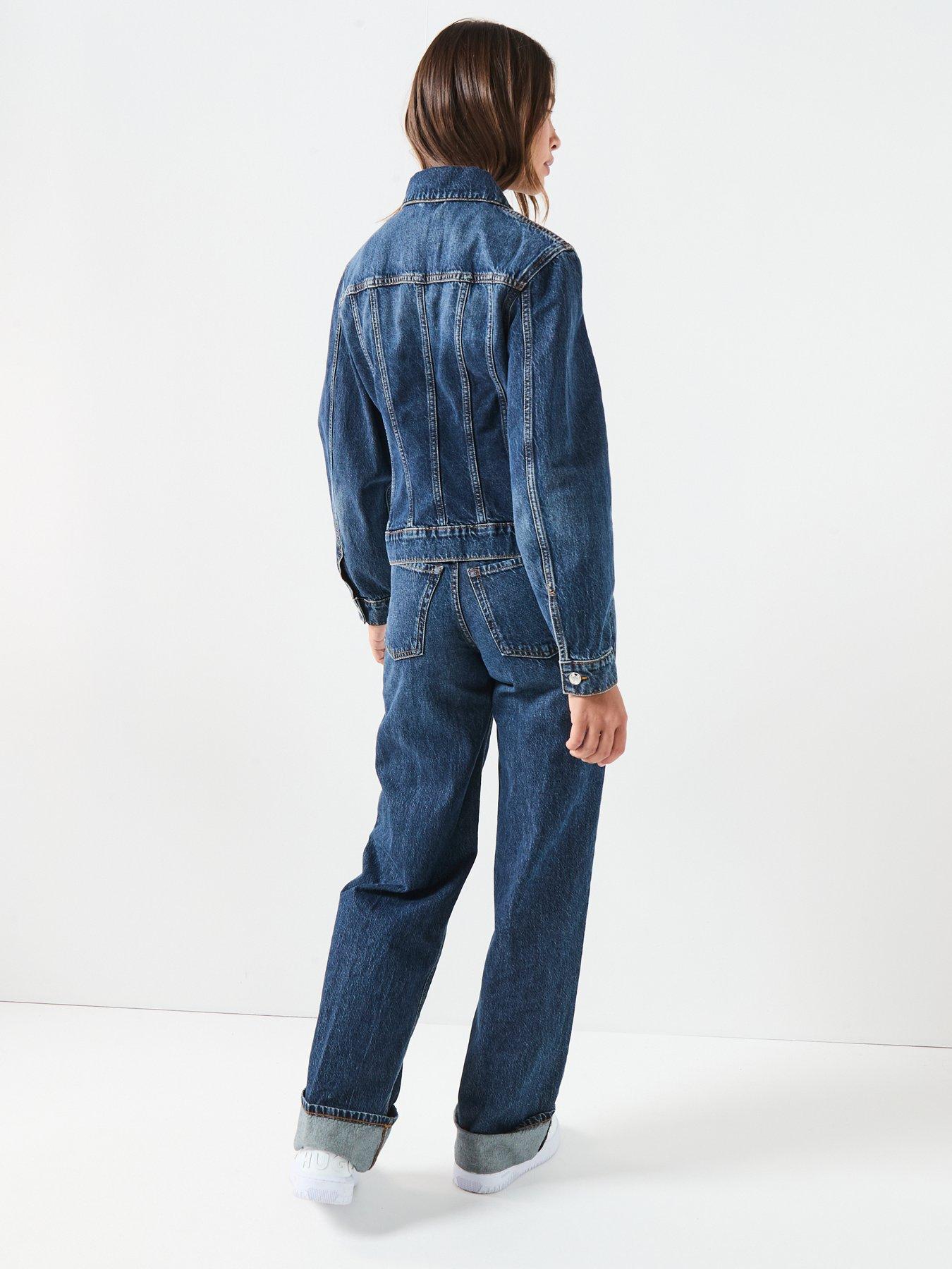Image 6 of 6 of HUGO Gealena Cuff Jean - Blue