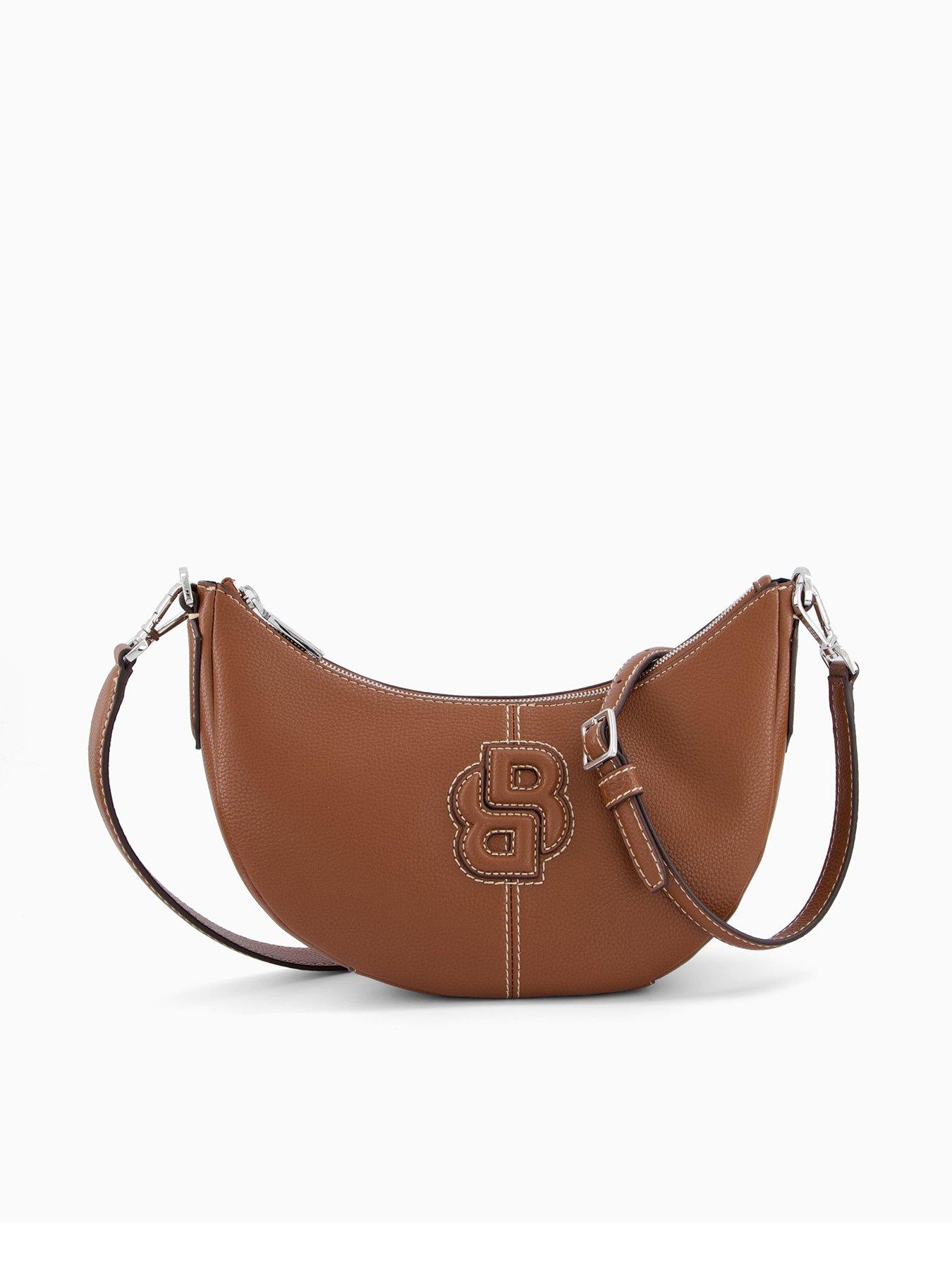 undefined Anett Halfmoon Bag - Brown