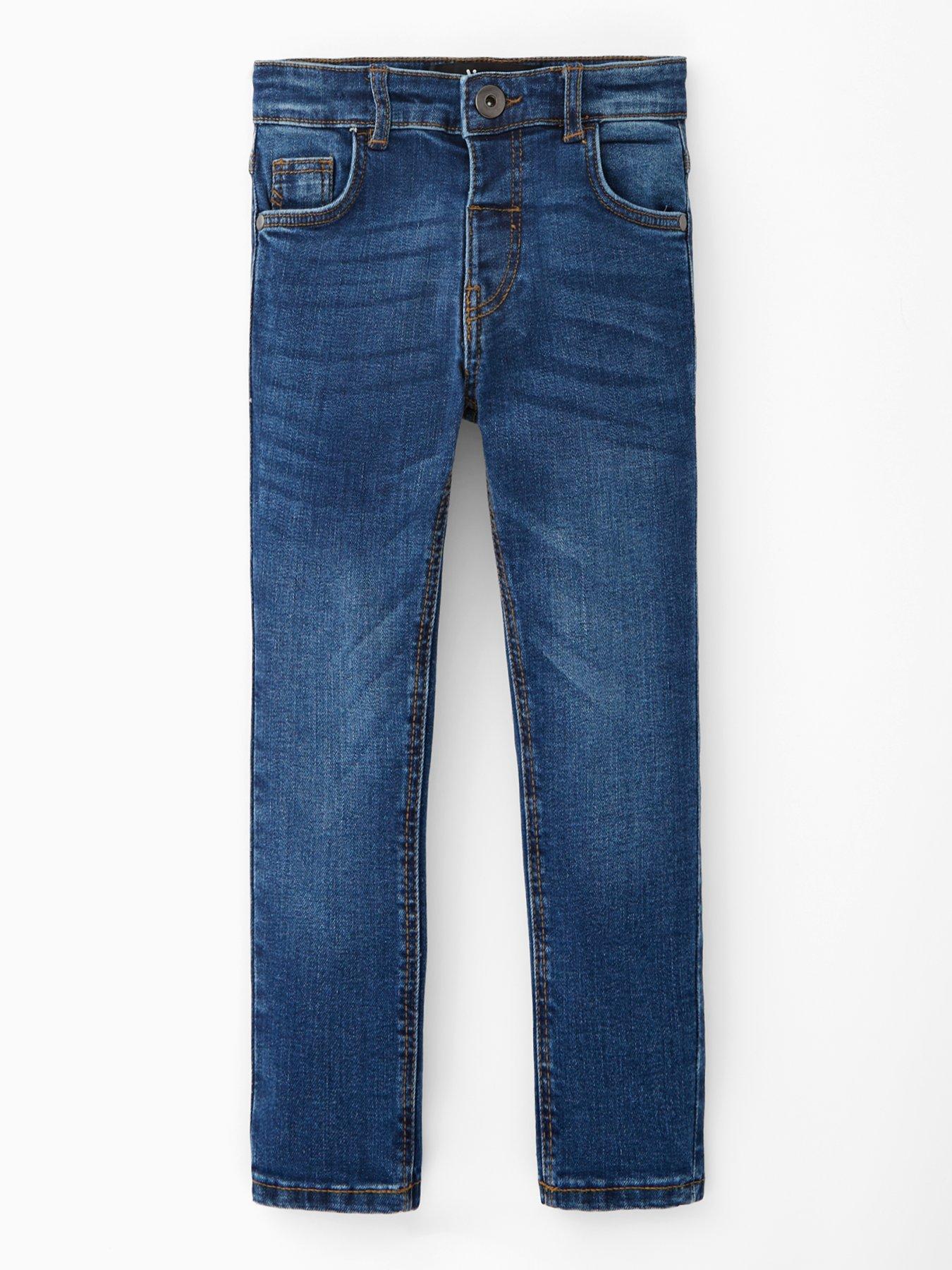  image of v-by-very-boys-skinny-jeans-blue
