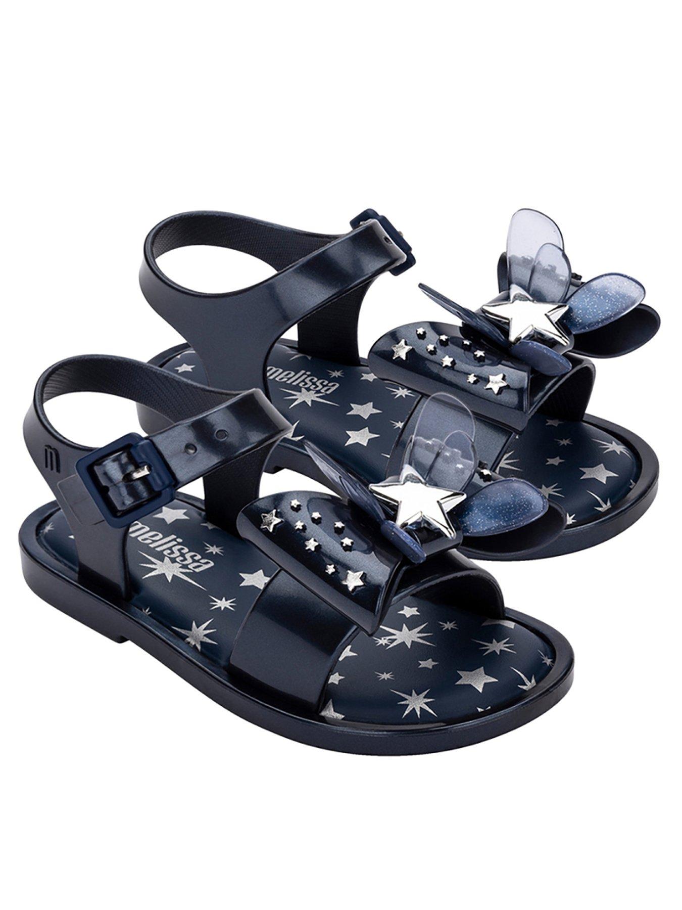 mini-melissa-junior-mar-jelly-star-sandals-navy