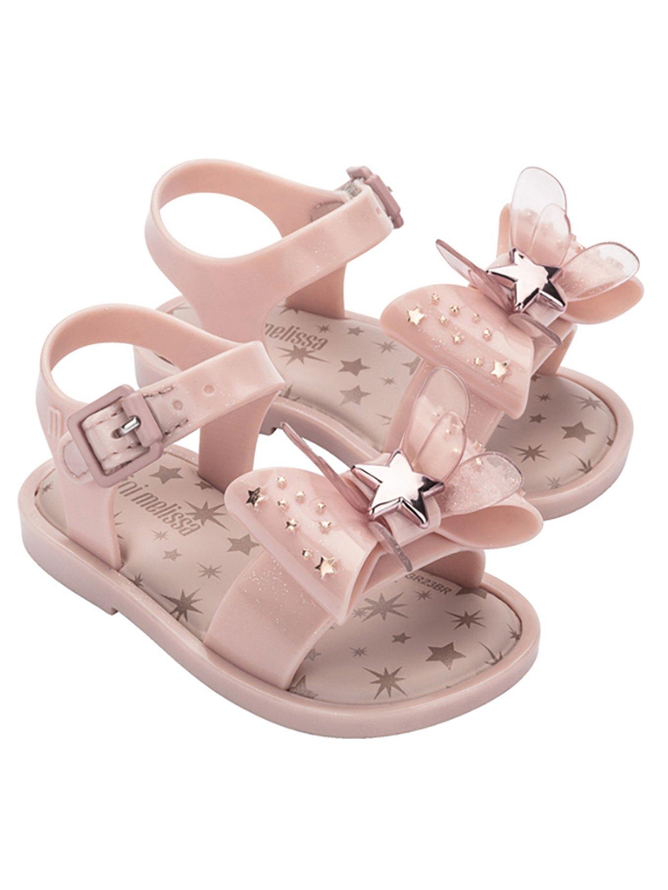 front image of mini-melissa-junior-mar-jelly-star-sandals-pink