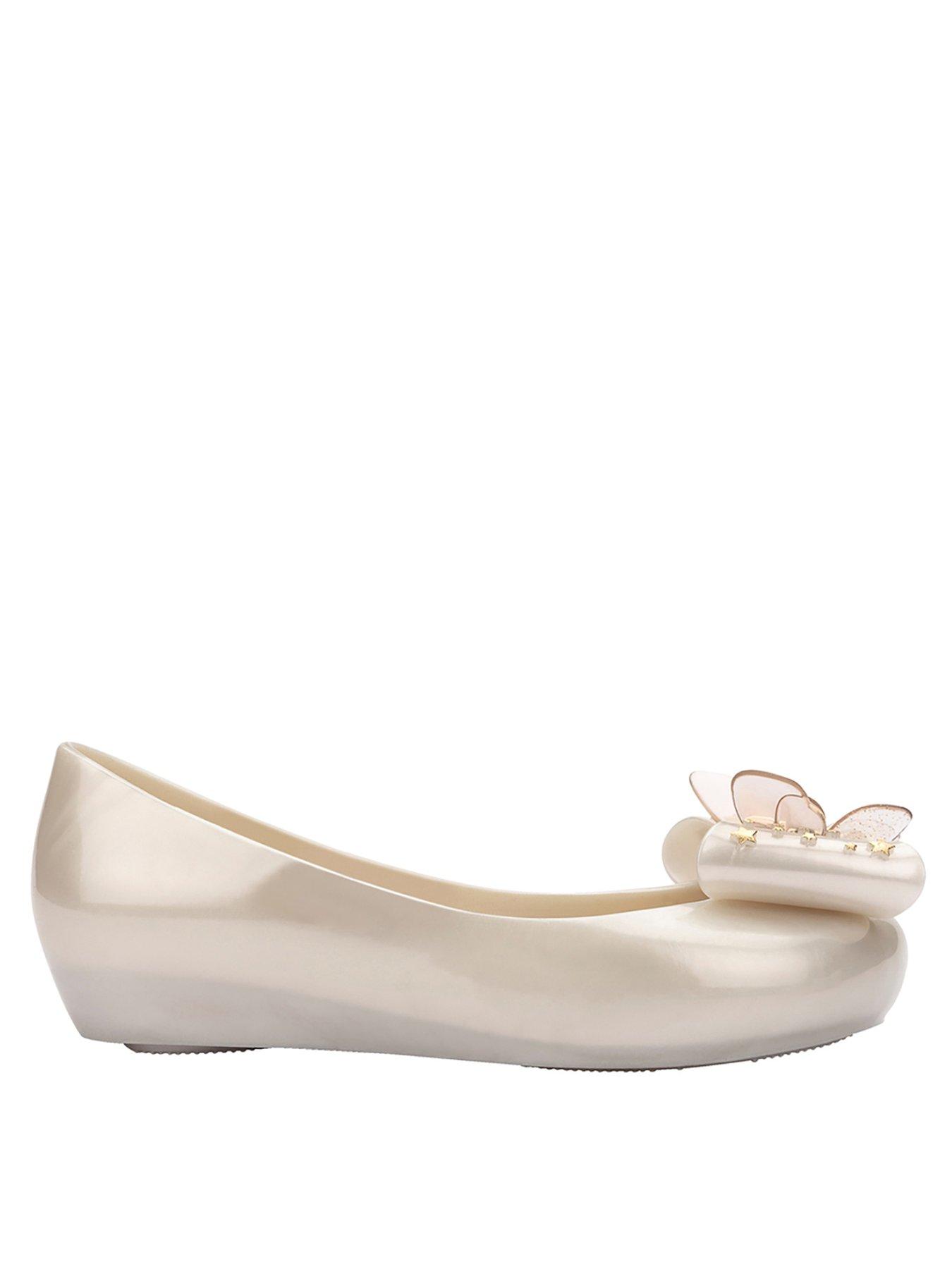  image of mini-melissa-girls-junior-mini-melissa-ultragirl-star-jelly-ballerina-shoe