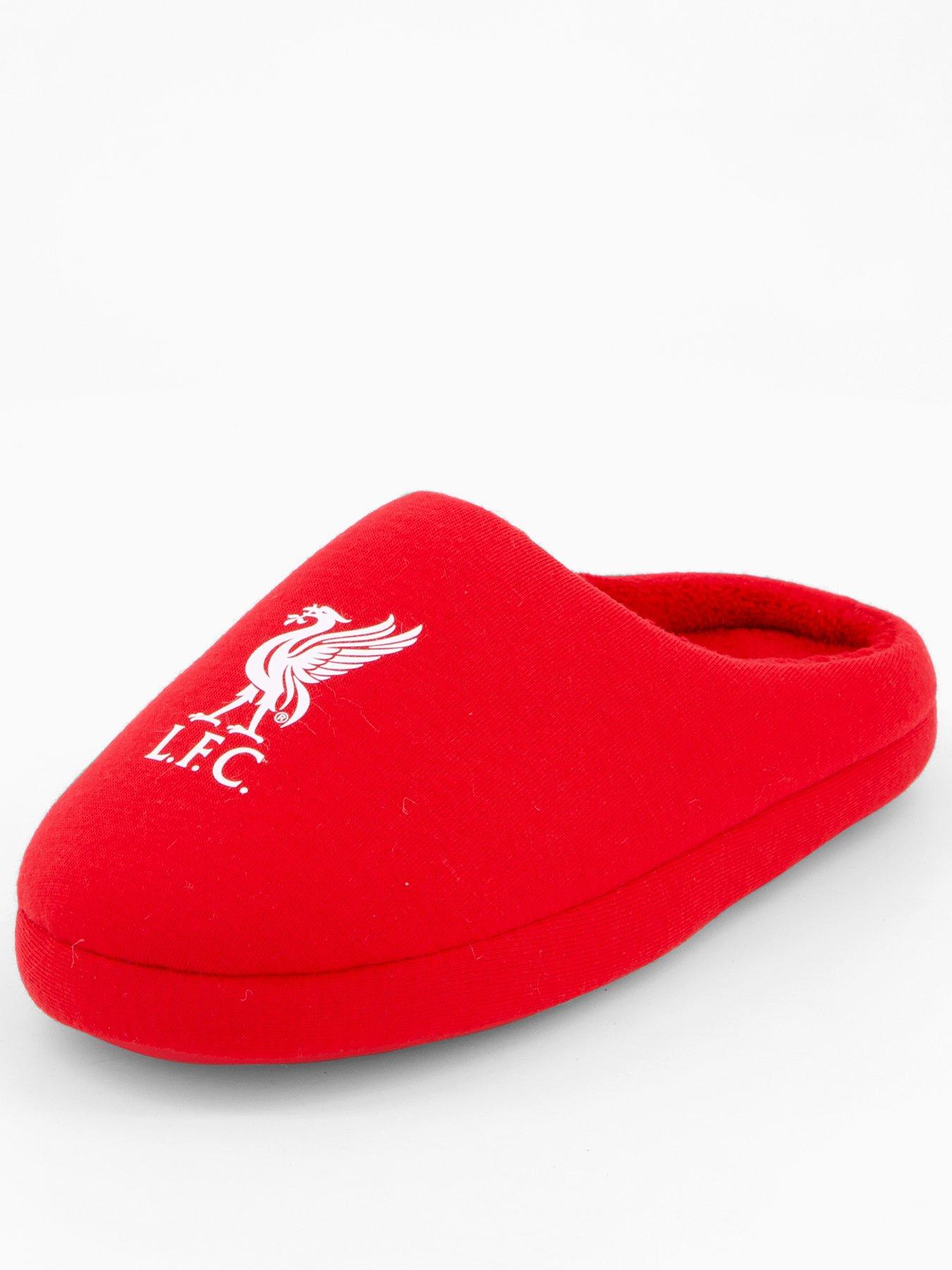 Liverpool FC Junior Logo Detail Slippers - Red