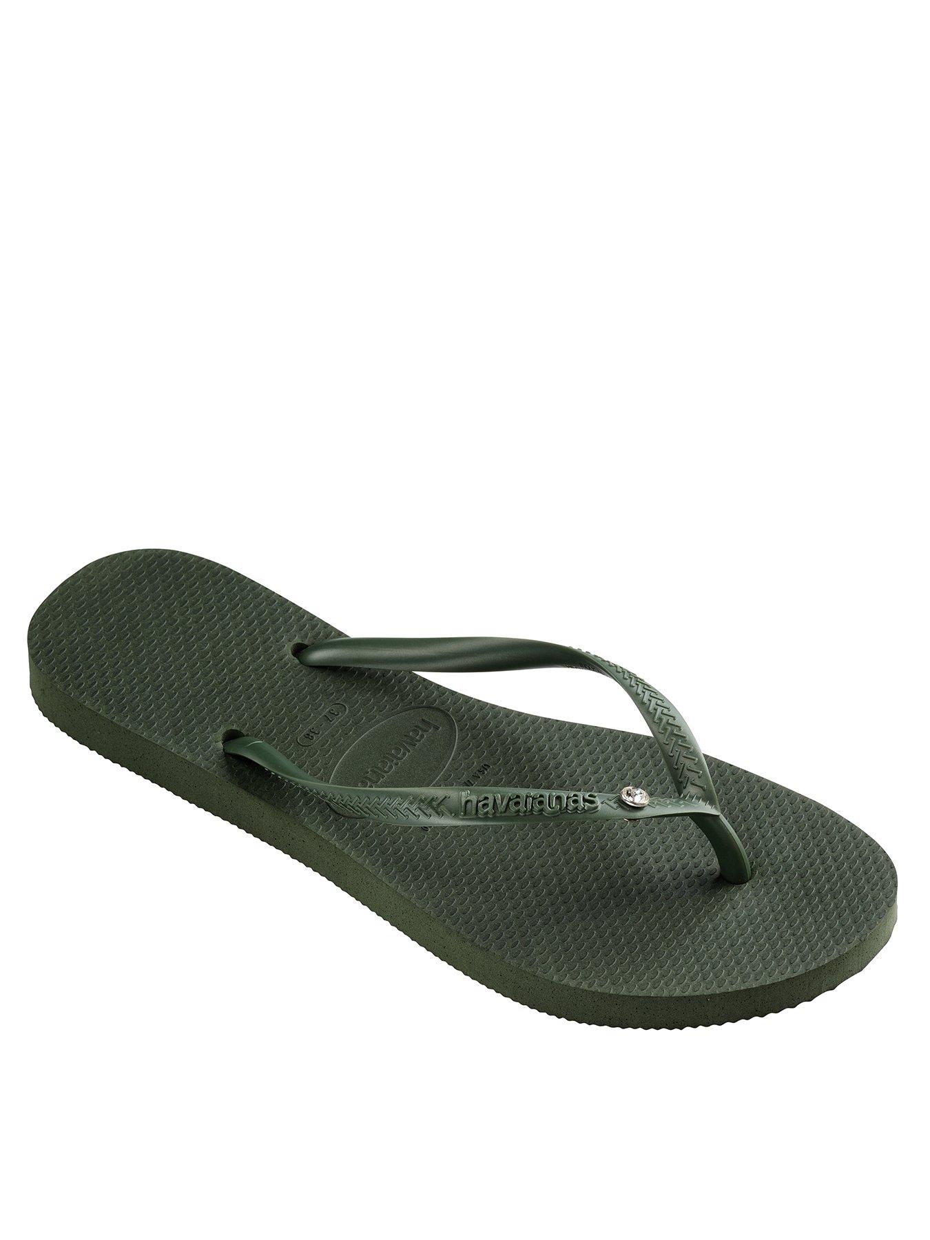 Tongs Havaianas Slim Crystal Glamours Bleu - Taille 40 EU - Neuf Sans Emballage