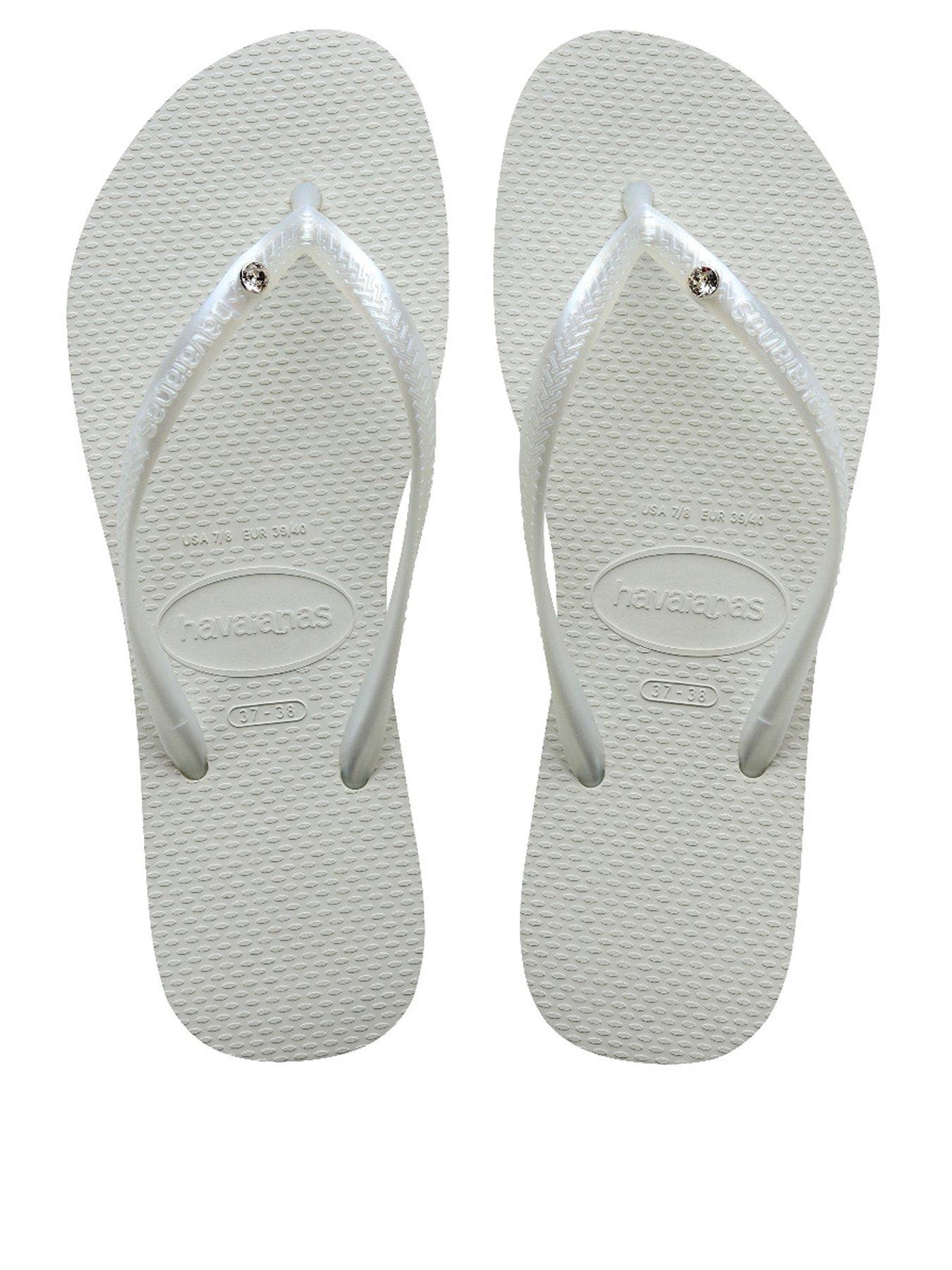  image of havaianas-slim-crystal-flip-flop-white