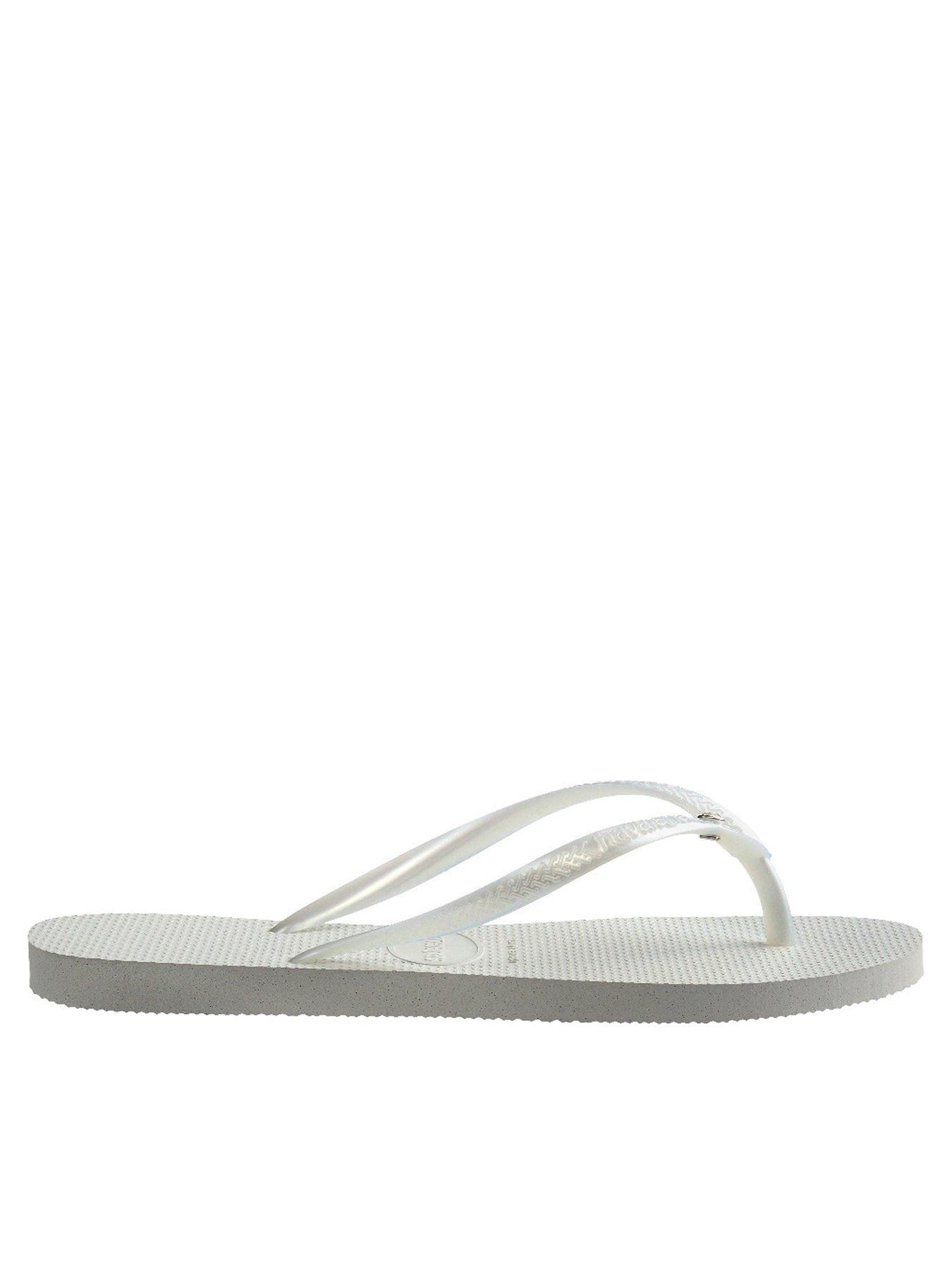  image of havaianas-slim-crystal-flip-flop-white
