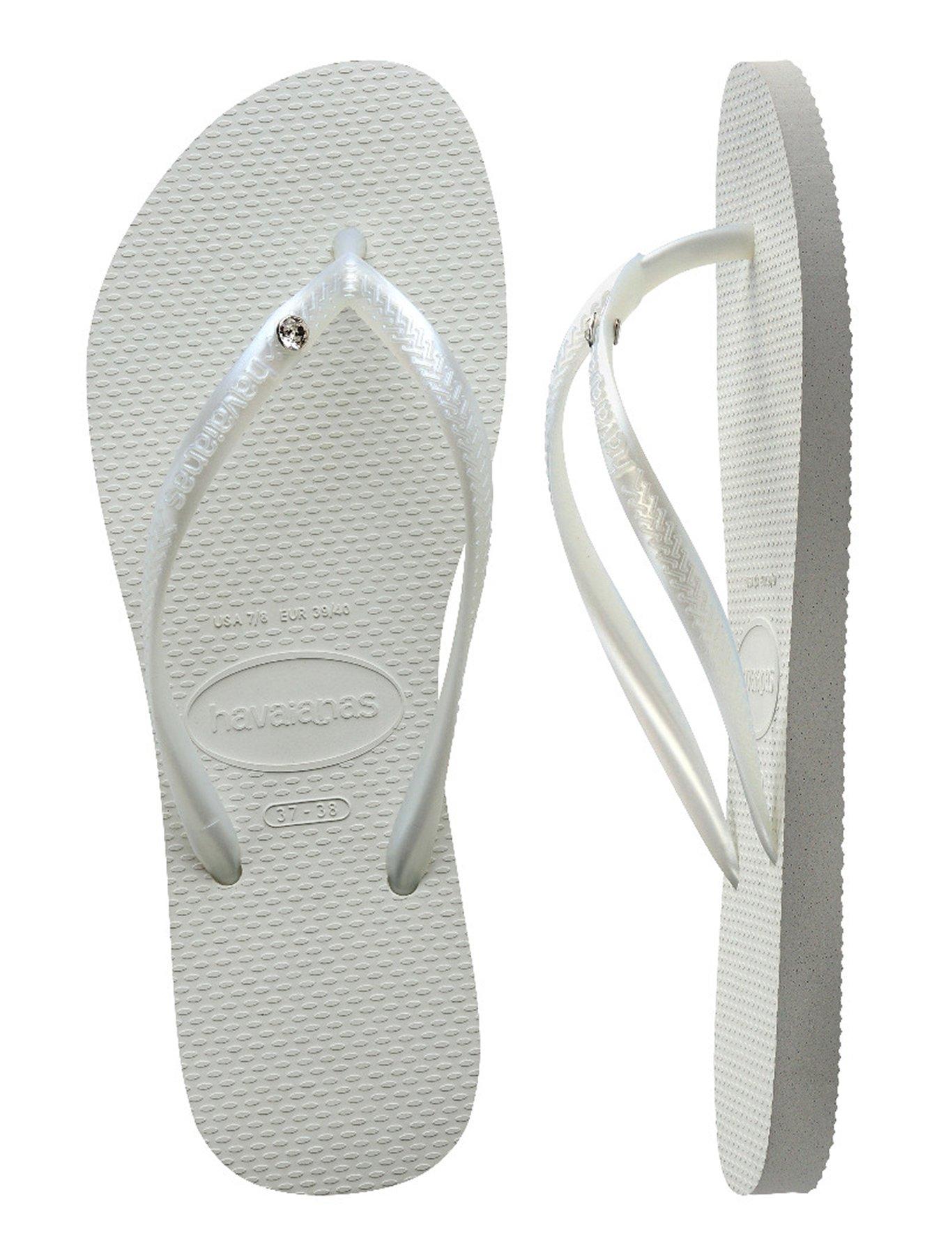  image of havaianas-slim-crystal-flip-flop-white
