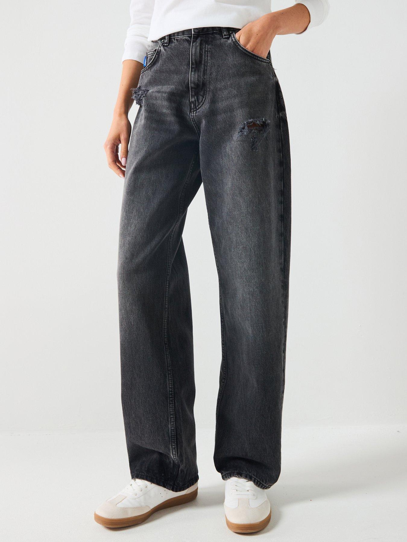 undefined Leni Relaxed Fit Jean - Black