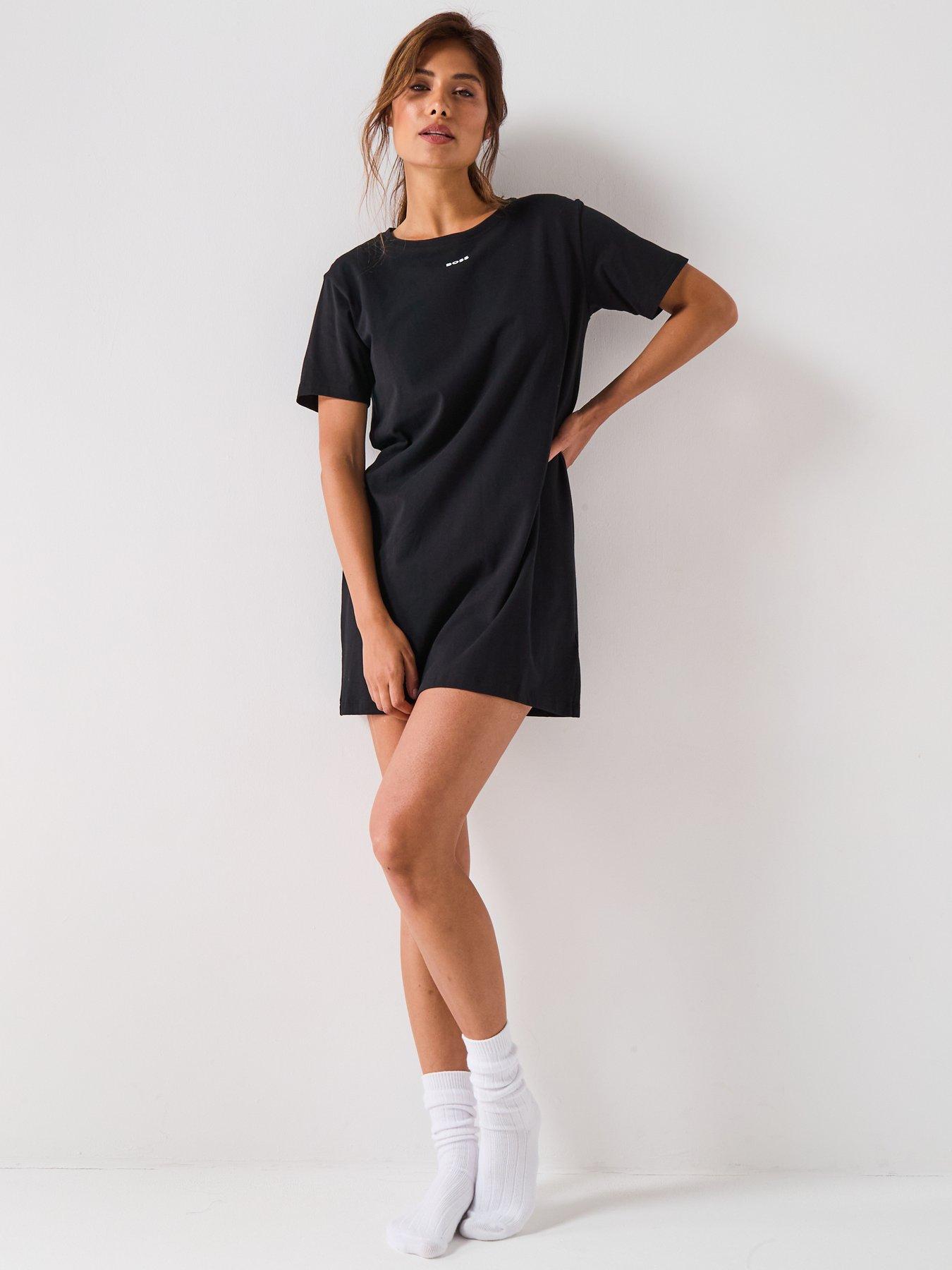 Image 3 of 6 of BOSS Nightdress - Black