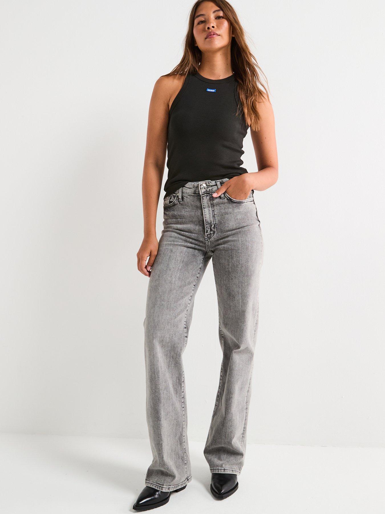  image of hugo-easy-tank-top-black